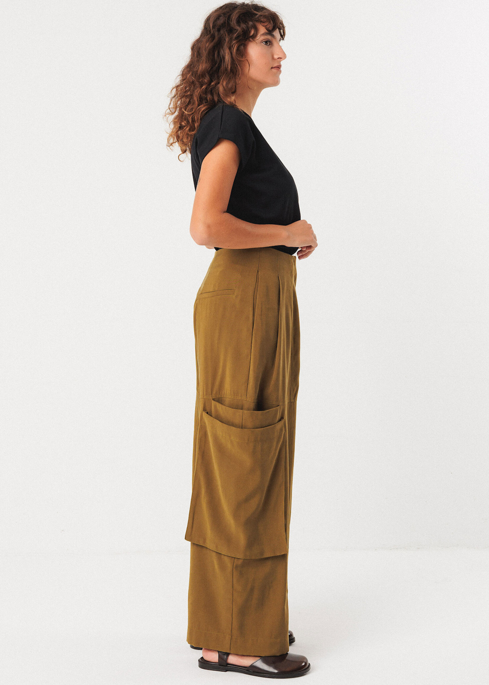 SKFK SKFK AINES TROUSER OLIVE GREEN