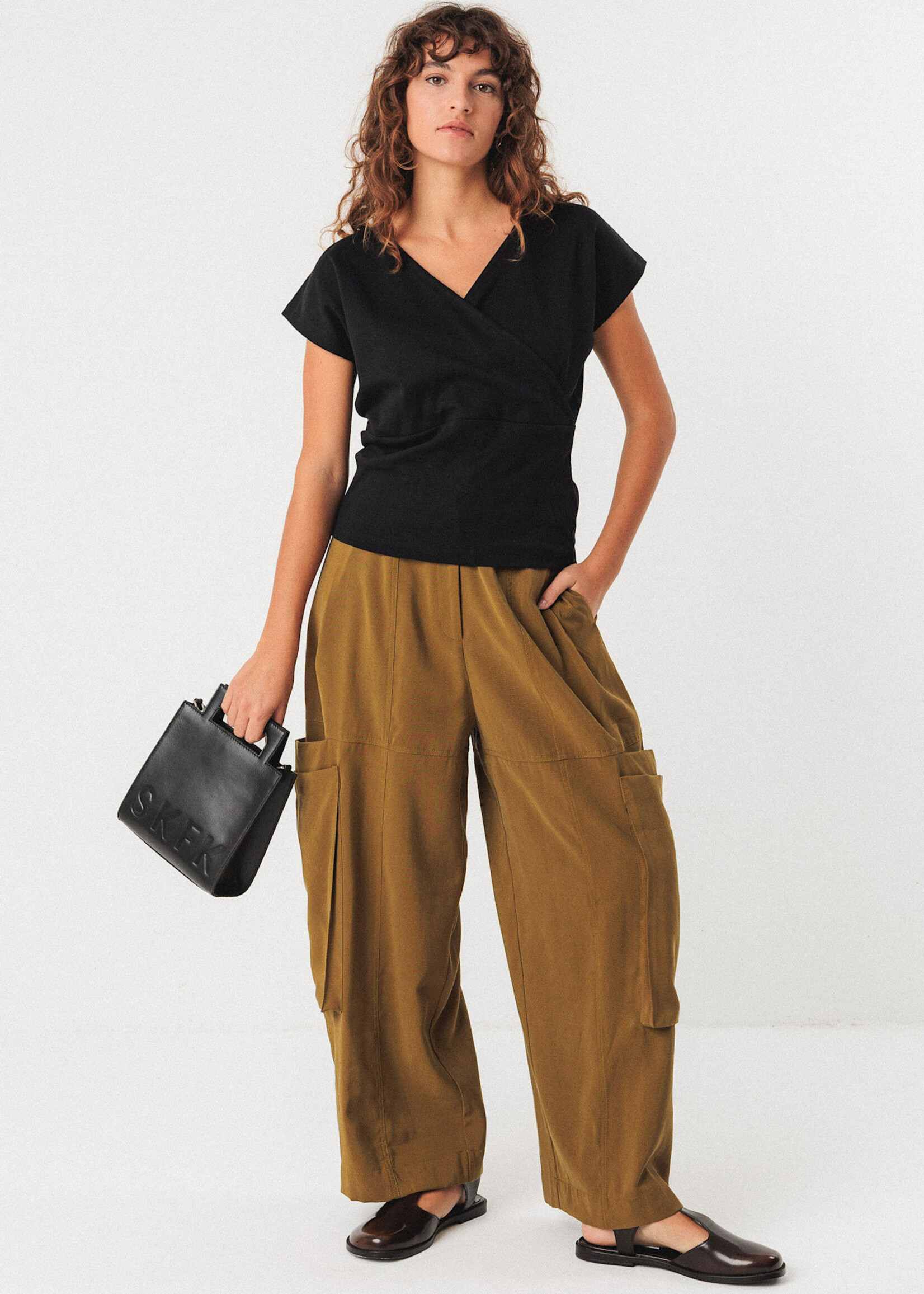 SKFK SKFK AINES TROUSER OLIVE GREEN