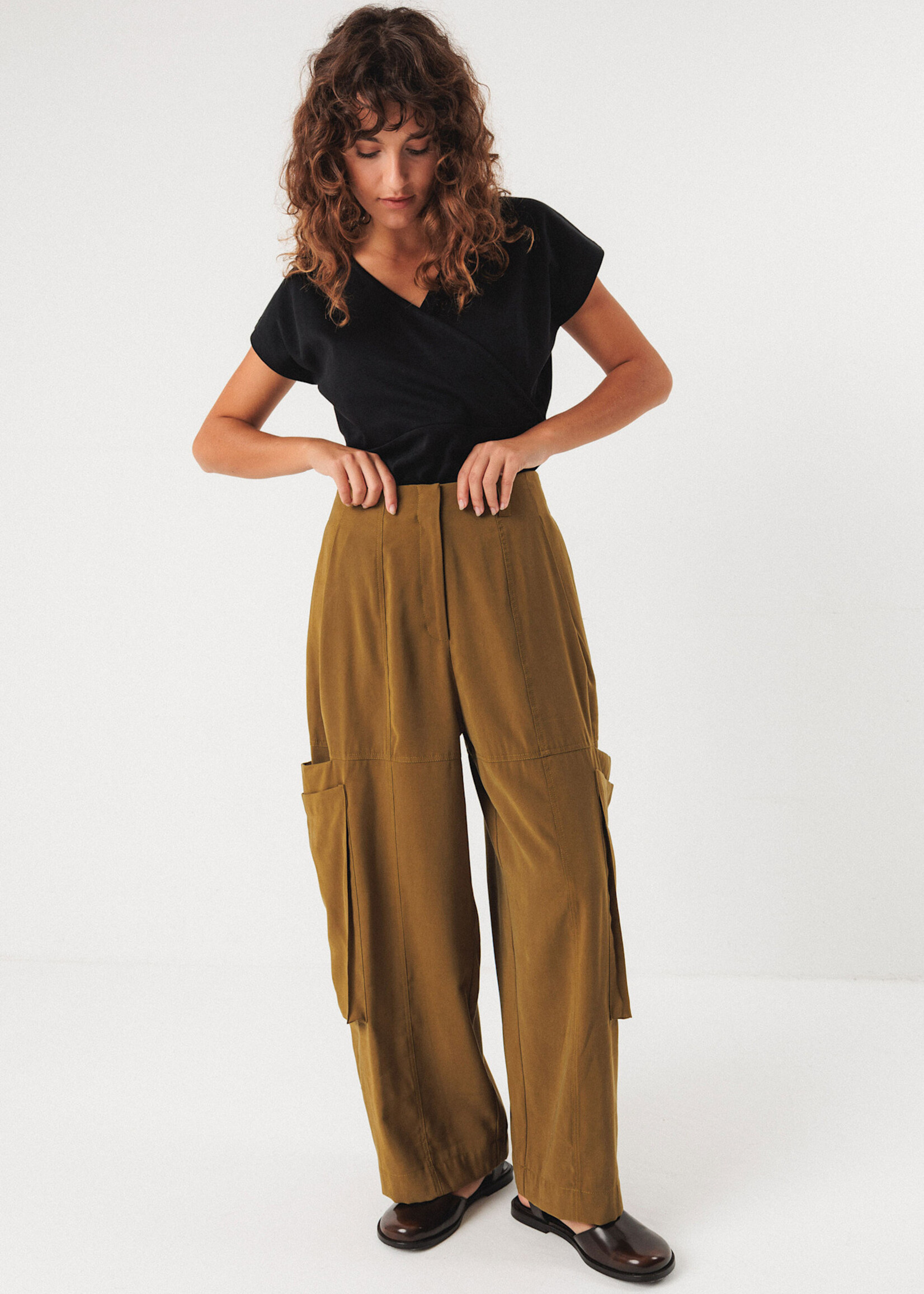 SKFK SKFK AINES TROUSER OLIVE GREEN