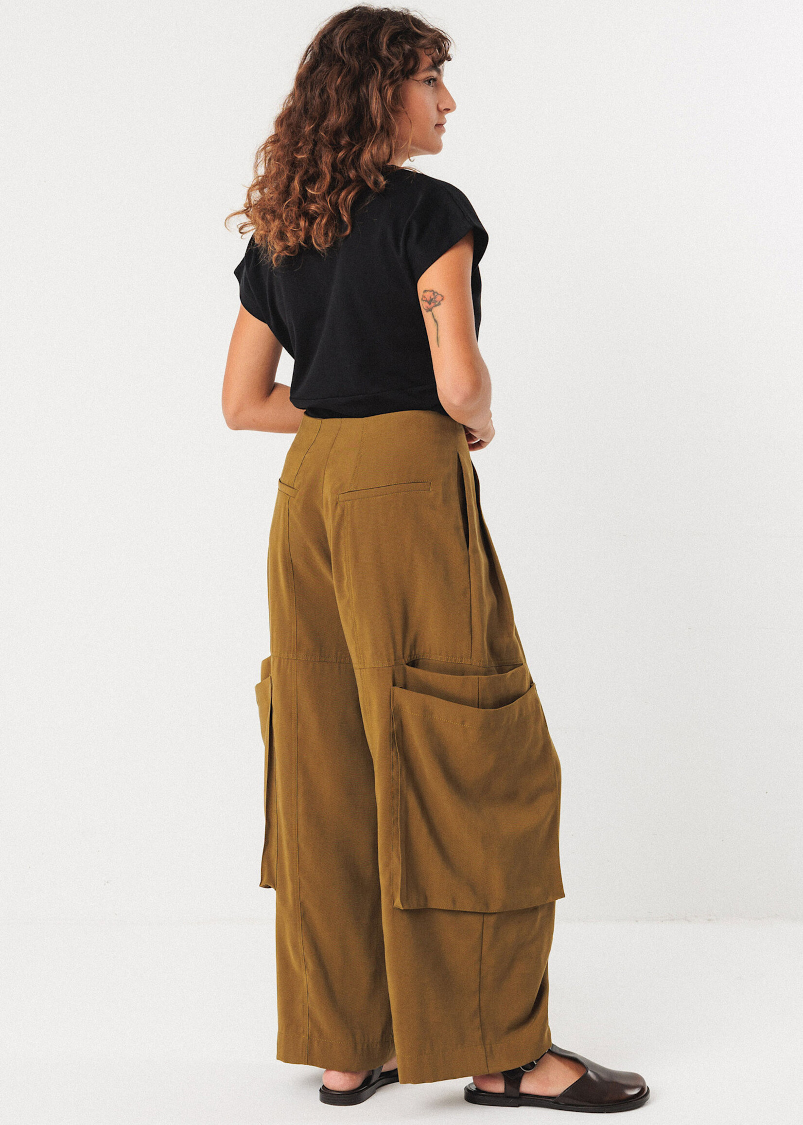 SKFK SKFK AINES TROUSER OLIVE GREEN