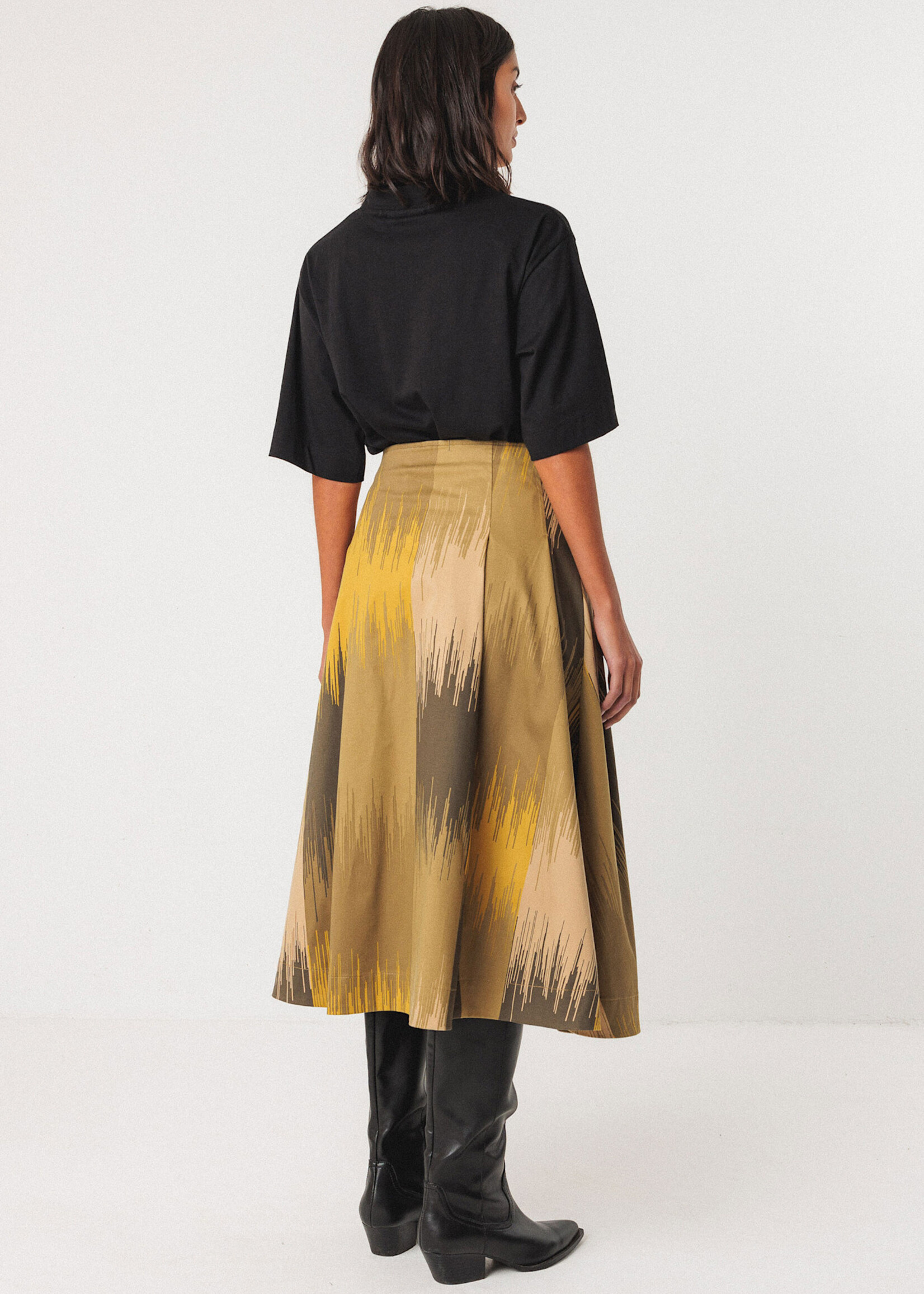 SKFK SKFK XIMENA GOTS SKIRT CAMO