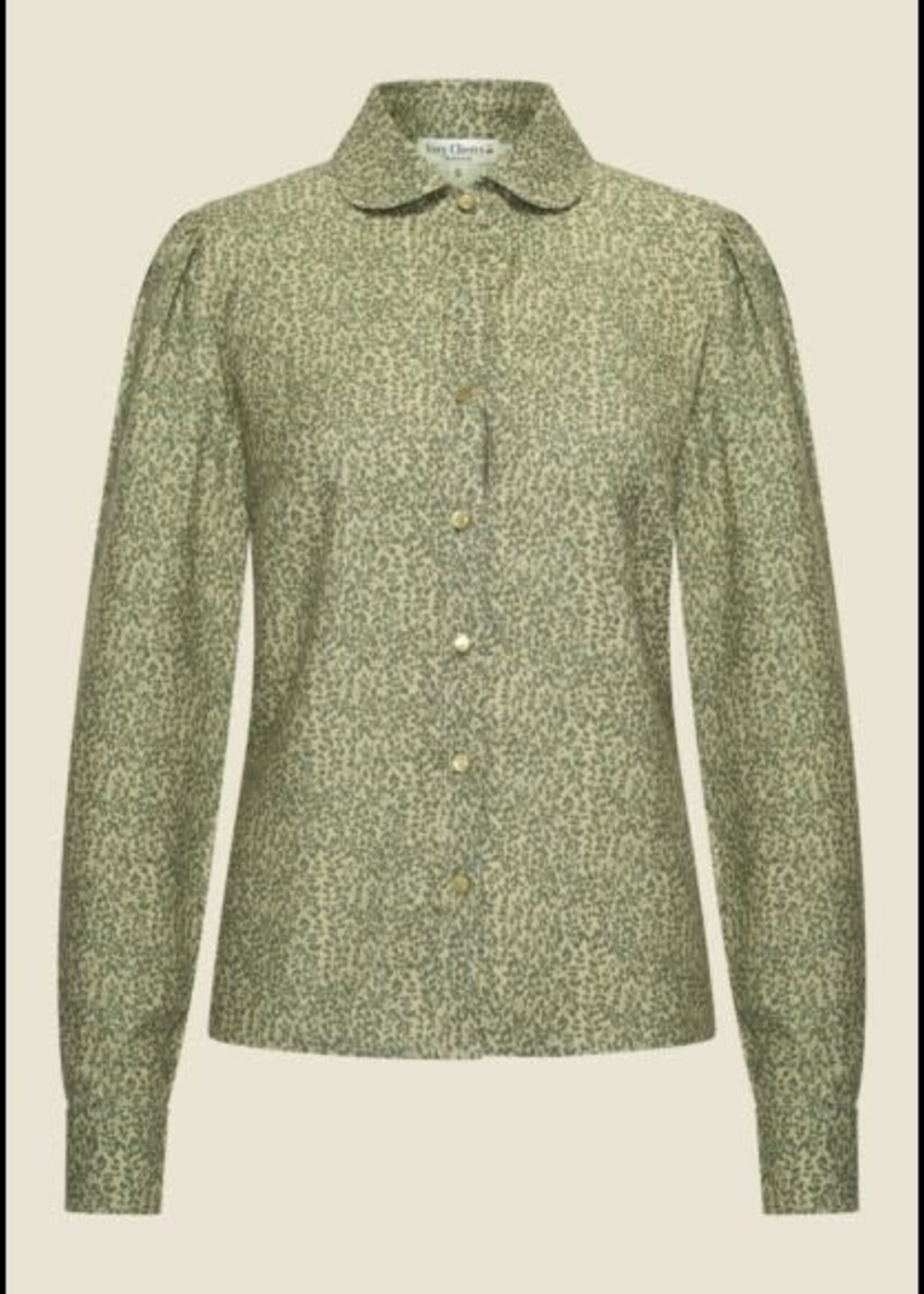 VERY CHERRY VERY CHERRY CLASSIC BLOUSE ROSEMARY GREEN