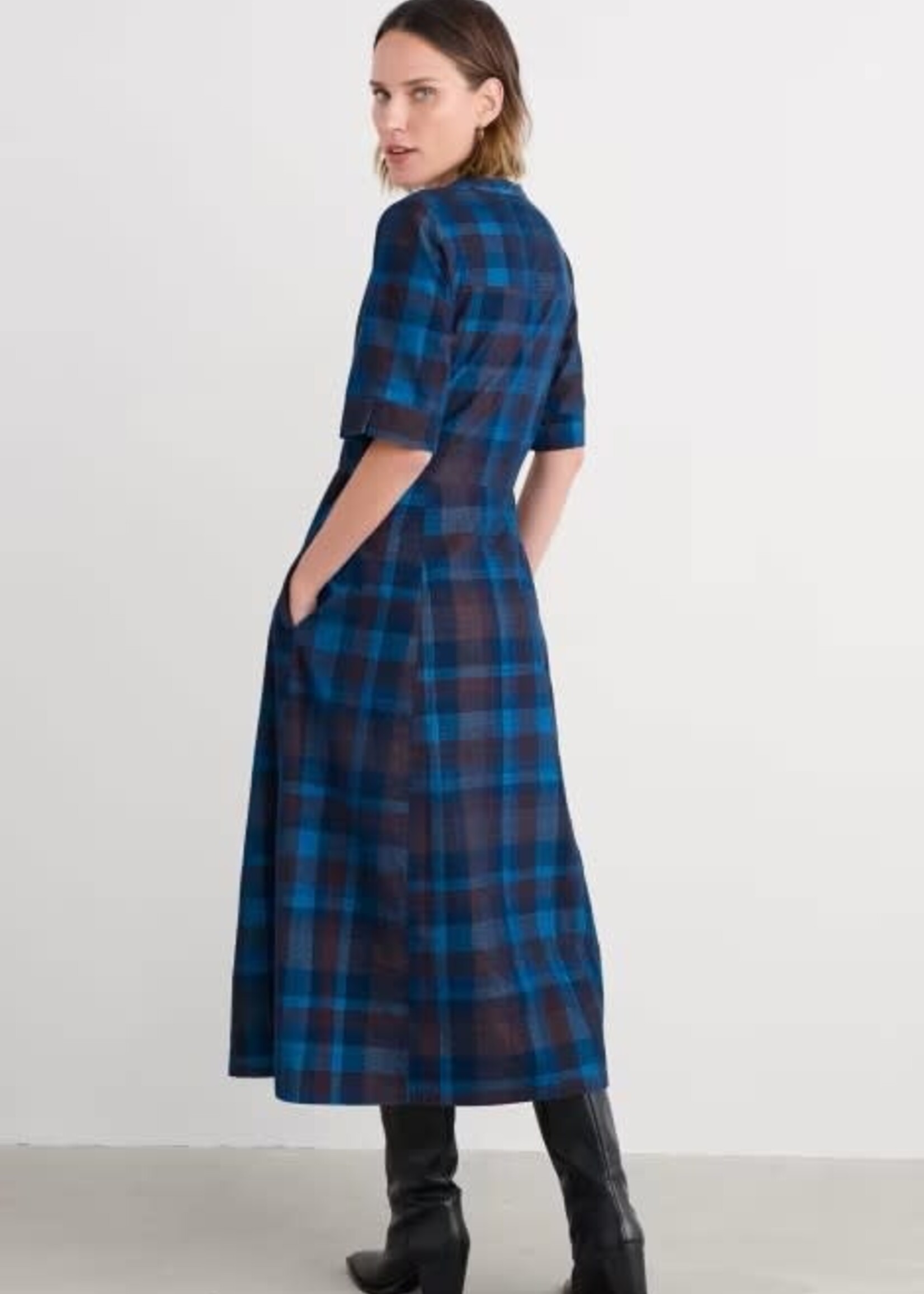 SEASALT CORNWALL SEASALT WIGHTWICK MIDI DRESS HONESTY SEA CAVE