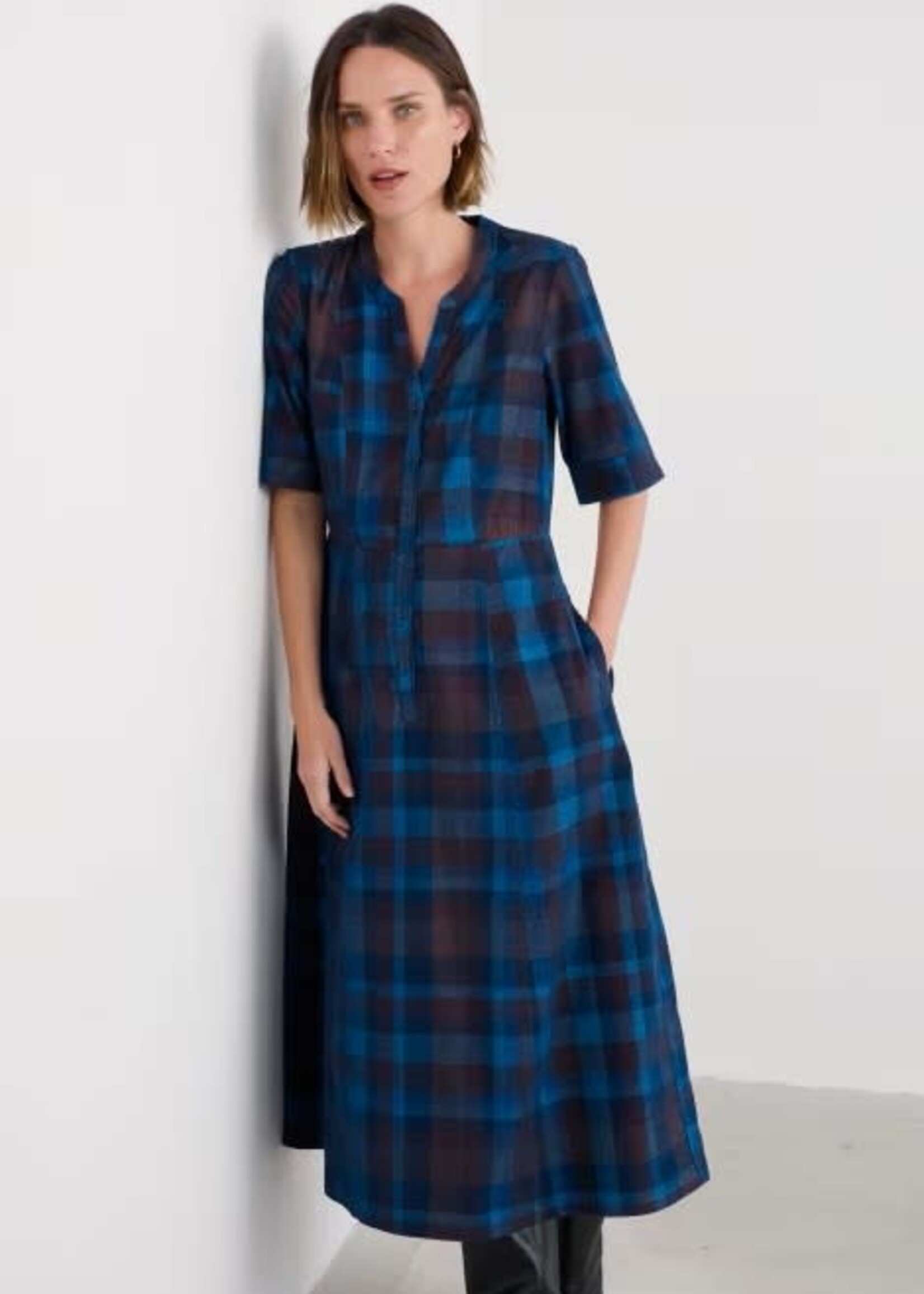 SEASALT CORNWALL SEASALT WIGHTWICK MIDI DRESS HONESTY SEA CAVE