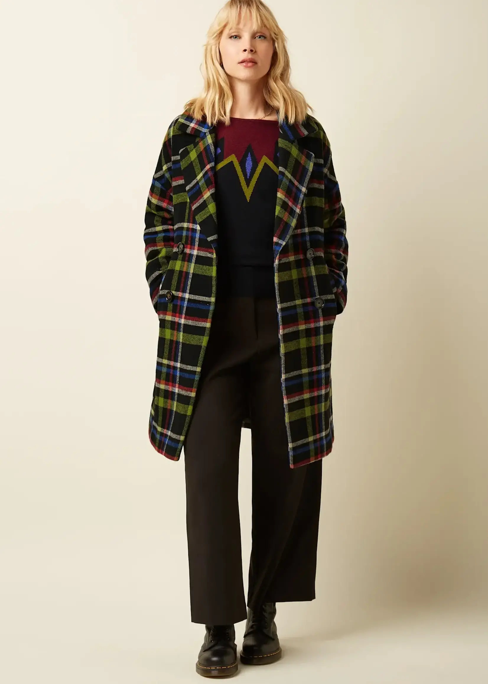 KING LOUIE KING LOUIE NIA COAT KARLY CHECK