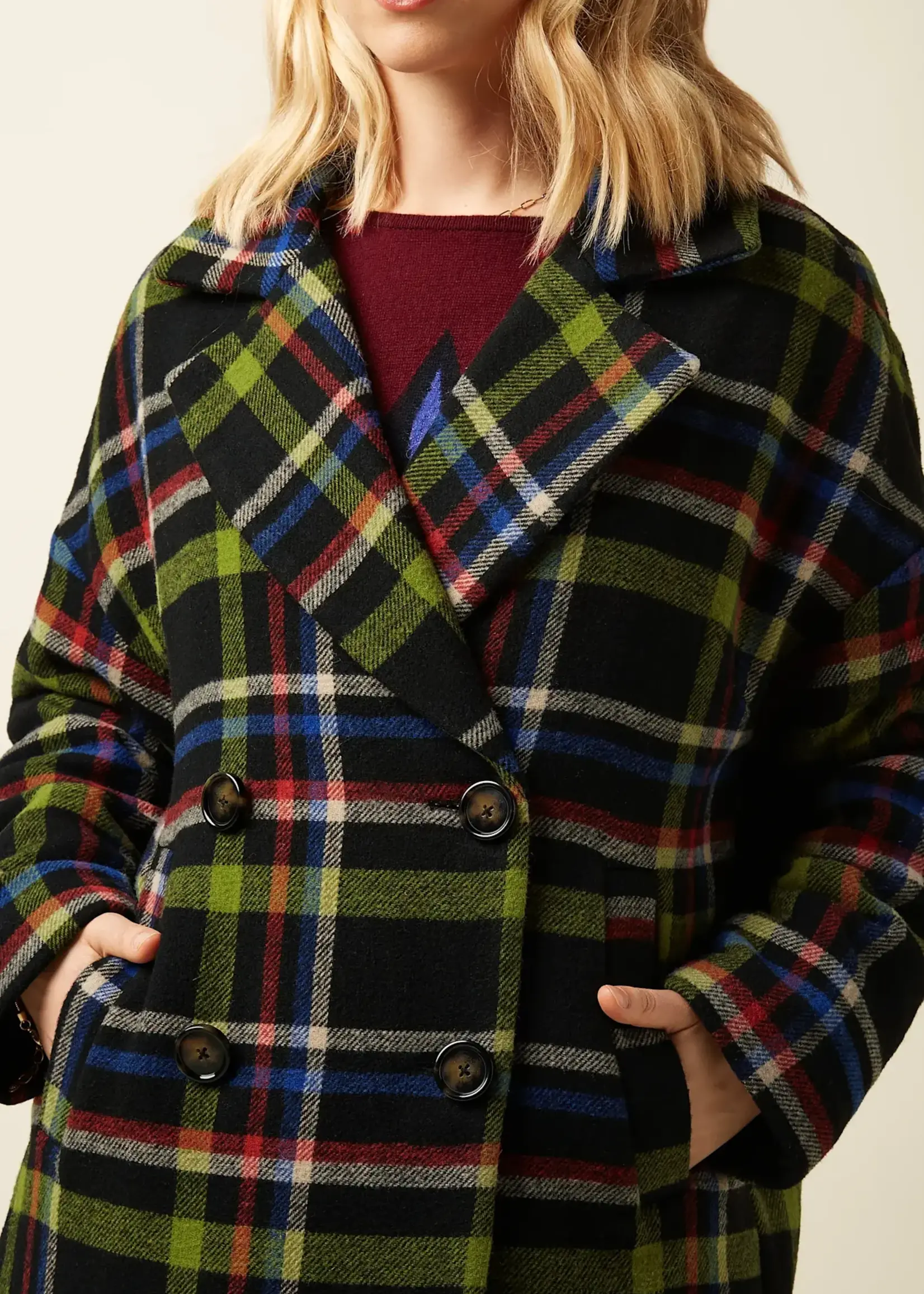 KING LOUIE KING LOUIE NIA COAT KARLY CHECK