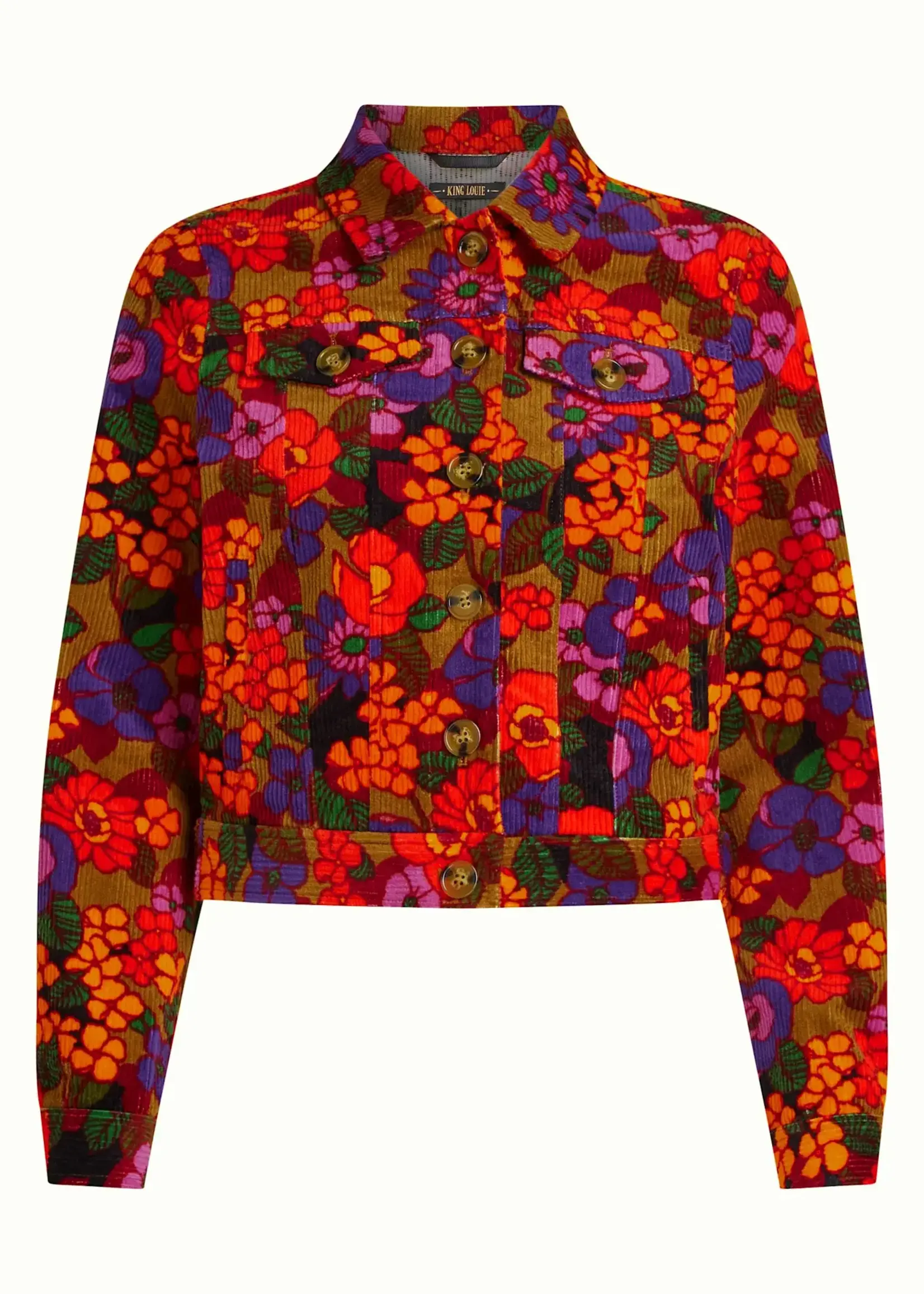 KING LOUIE KING LOUIE JANEY CROPPED JACKET RAMONE
