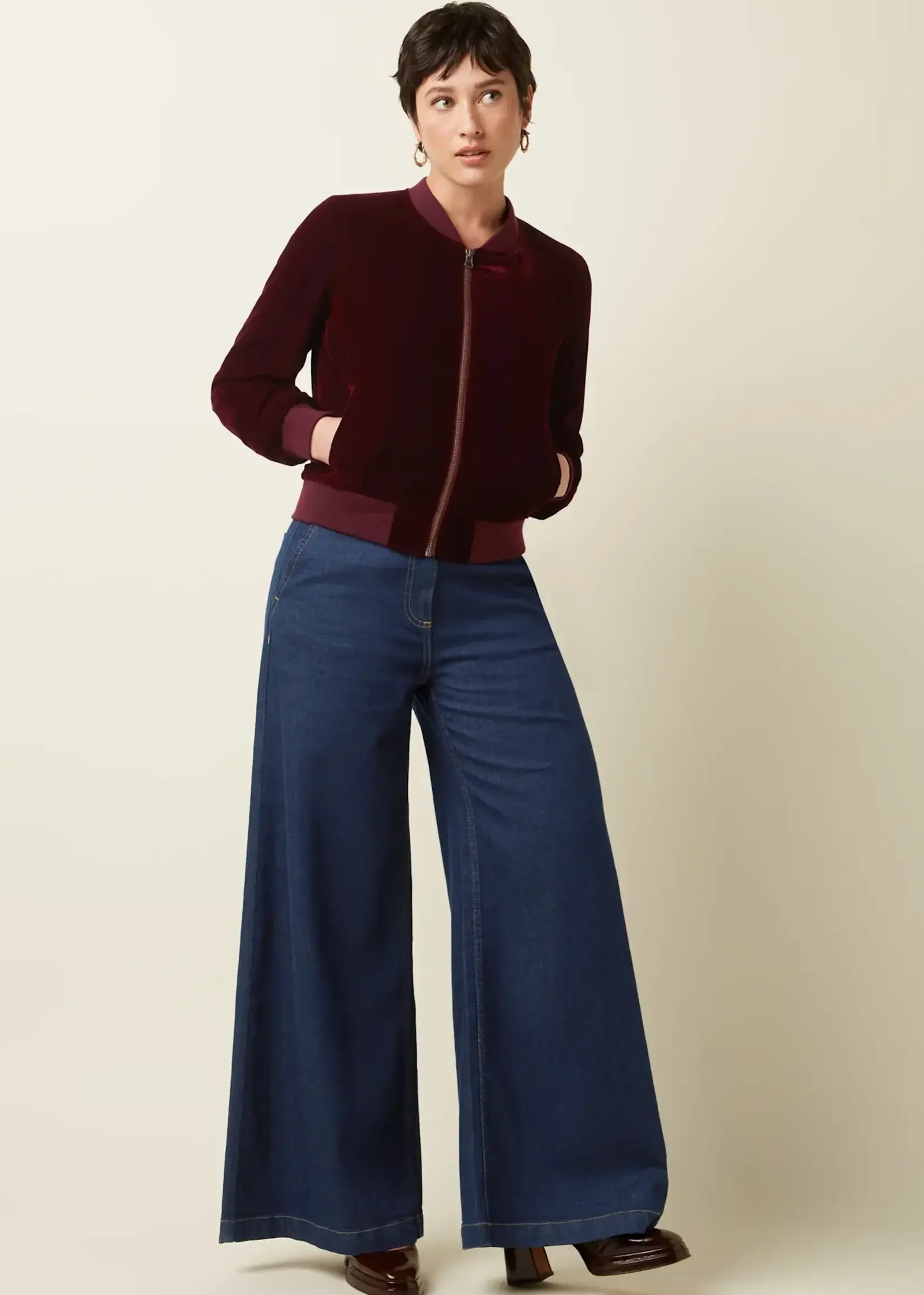 KING LOUIE KING LOUIE BESSIE JACKET GAMINE VELVET