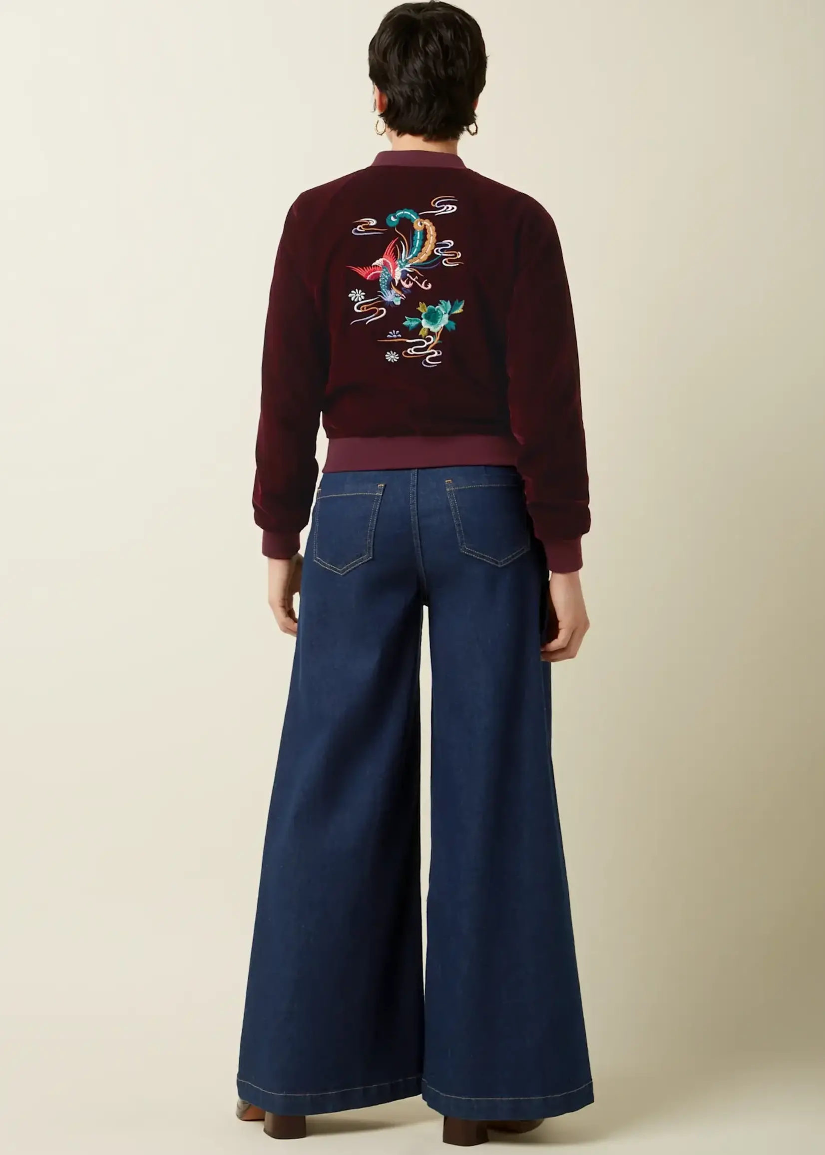 KING LOUIE KING LOUIE BESSIE JACKET GAMINE VELVET