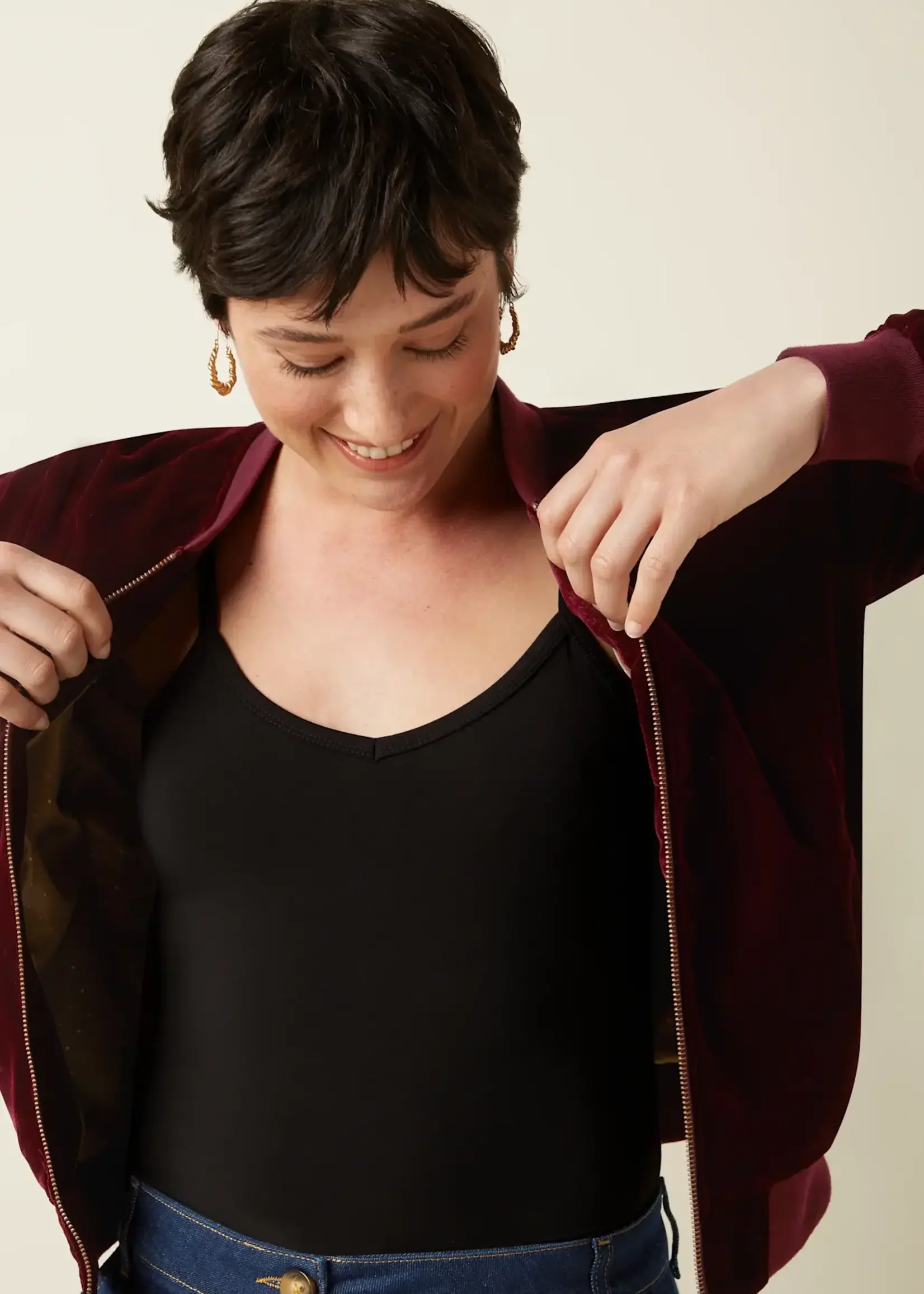 KING LOUIE KING LOUIE BESSIE JACKET GAMINE VELVET