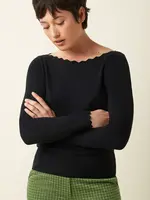 KING LOUIE KING LOUIE AUDREY TOP COCOON BLACK
