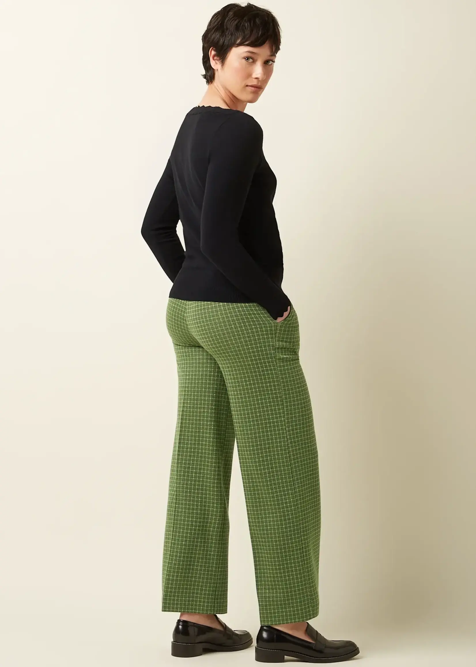 KING LOUIE KING LOUIE AUDREY TOP COCOON BLACK