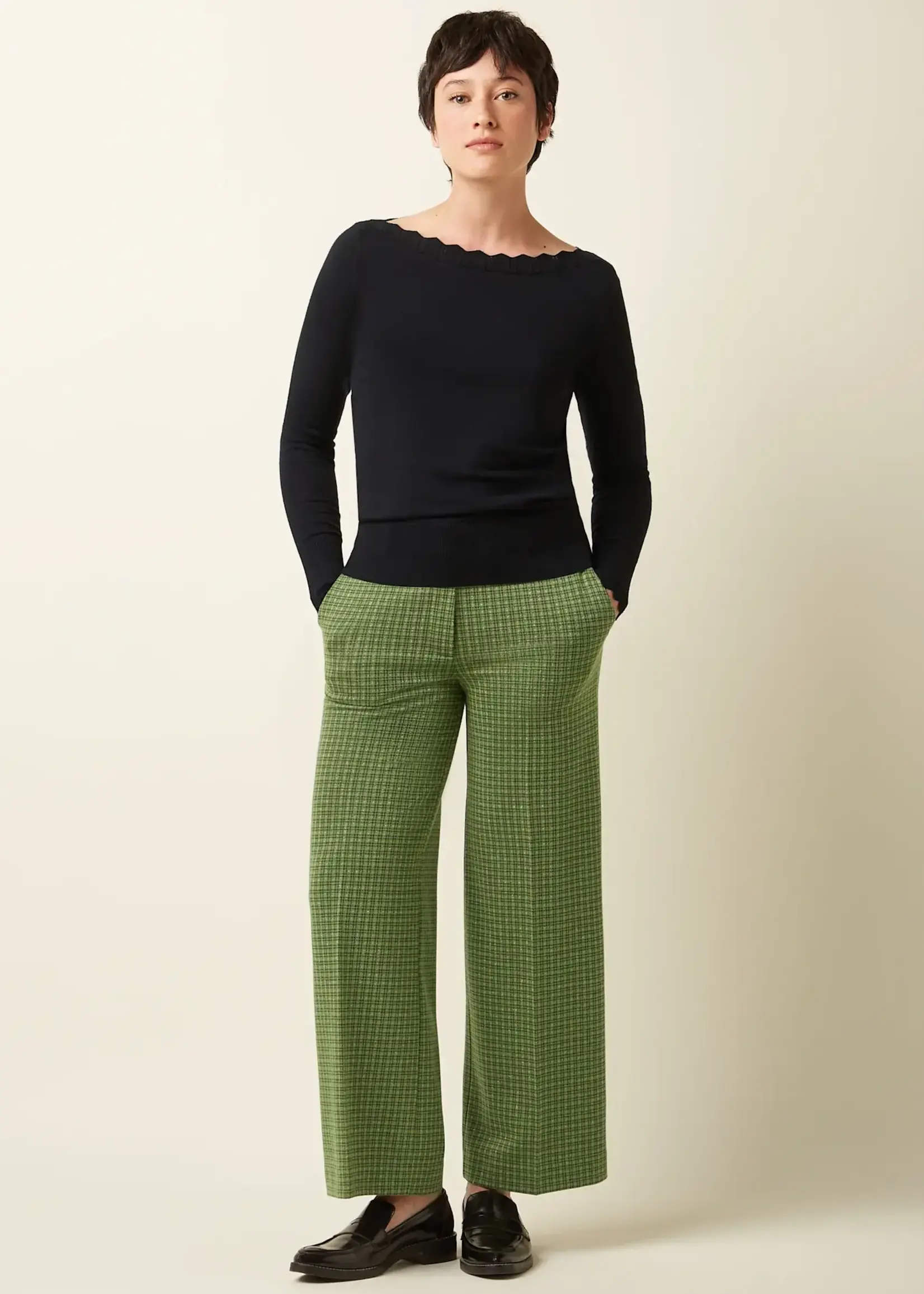 KING LOUIE KING LOUIE AUDREY TOP COCOON BLACK