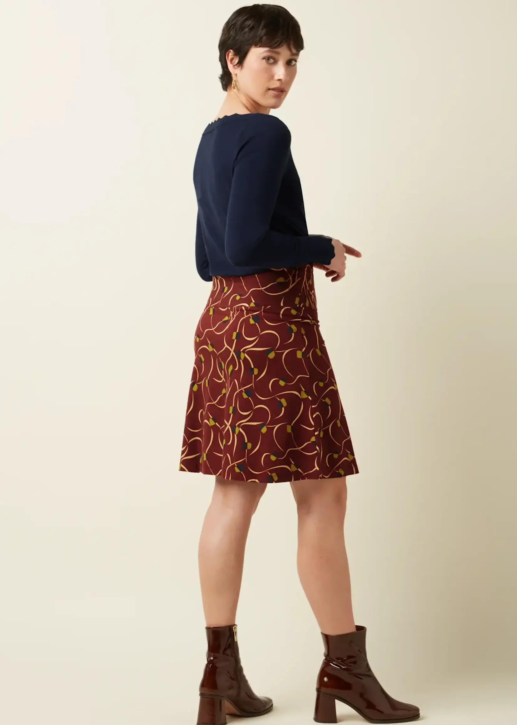 KING LOUIE KING LOUIE AUDREY TOP COCOON NAVY
