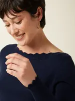 KING LOUIE KING LOUIE AUDREY TOP COCOON NAVY