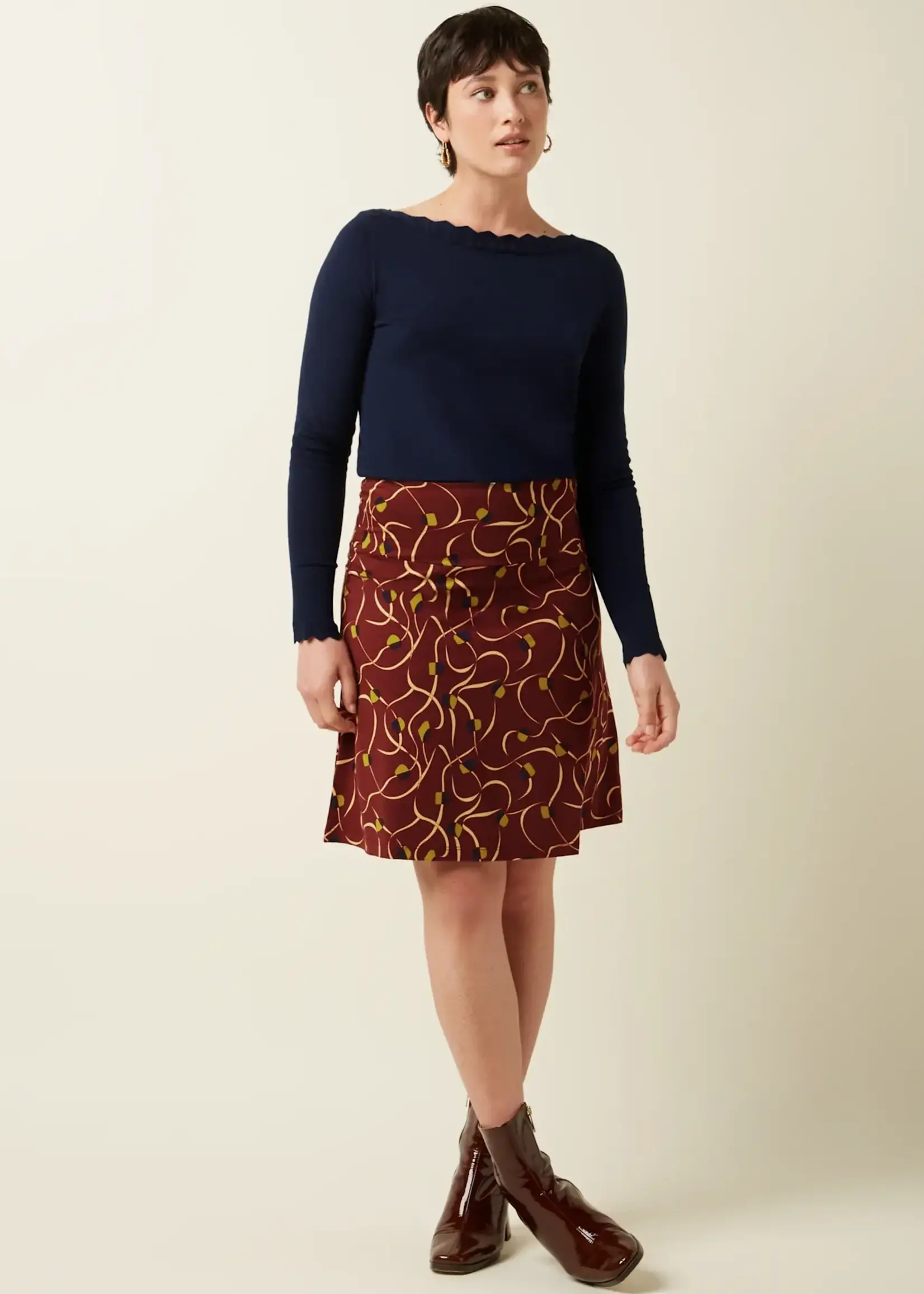 KING LOUIE KING LOUIE AUDREY TOP COCOON NAVY