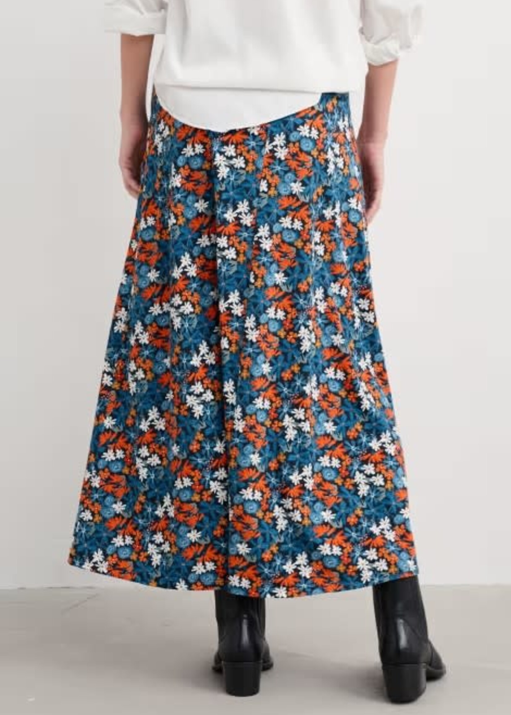 SEASALT CORNWALL SEASALT ROSE SKIRT ANKLE PASTEL GARDEN MARITIME