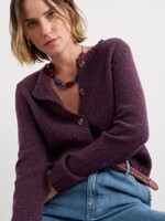 SEASALT CORNWALL SEASALT DAWSON PICK CARDIGAN MERINO GRAPE