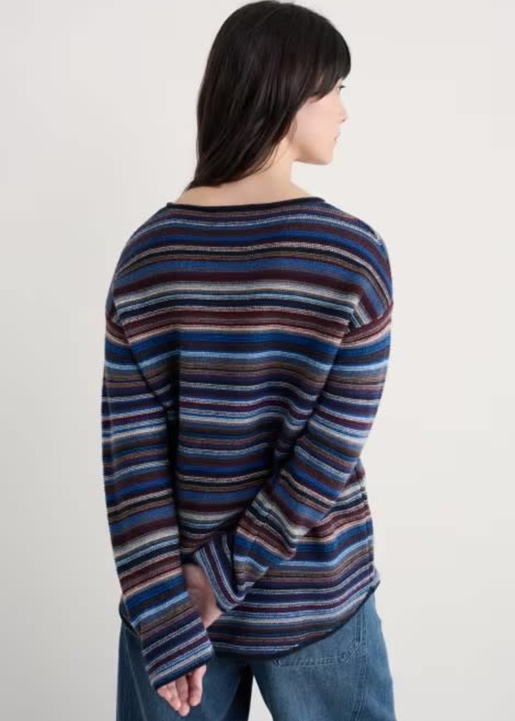 SEASALT CORNWALL SEASALT FRUITY JUMPER II RIPPLE MARKS JETTY MULTI