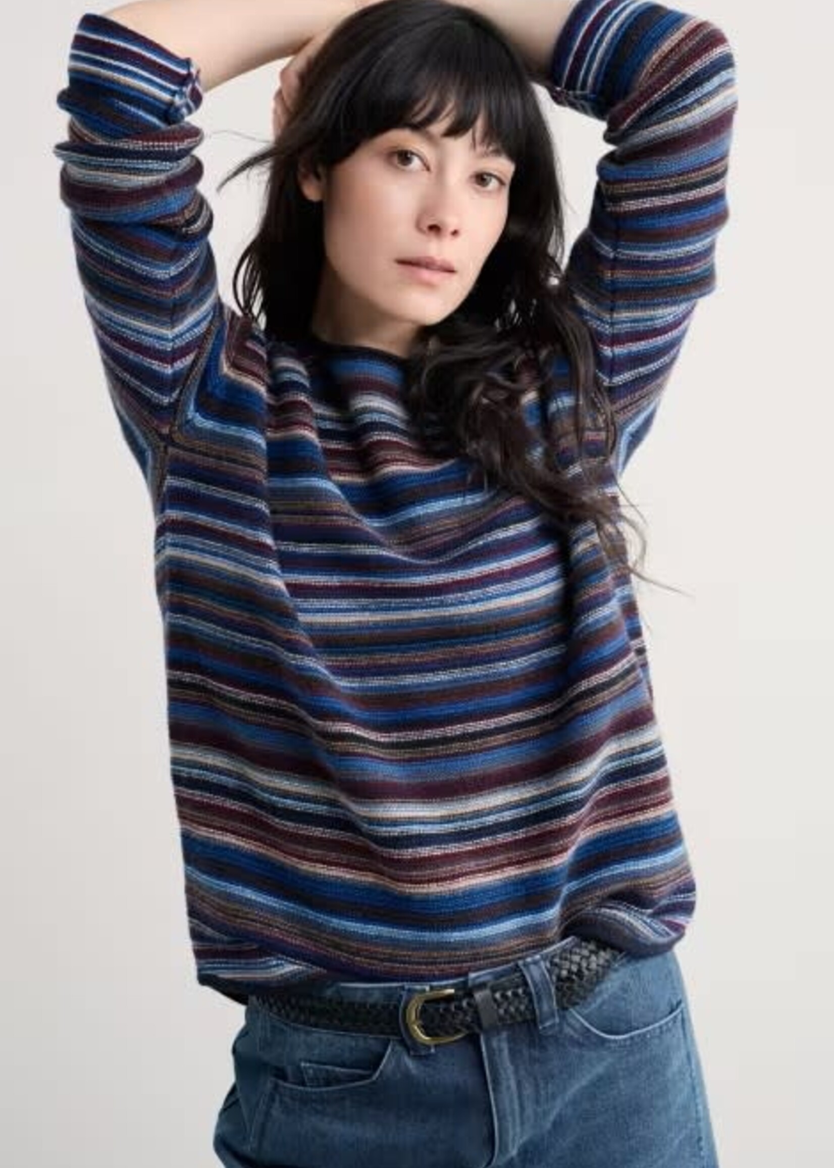 SEASALT CORNWALL SEASALT FRUITY JUMPER II RIPPLE MARKS JETTY MULTI