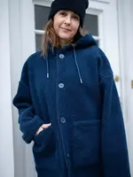 DANEFAE DANEFAE DANEWILLOW FLEECE JACKET NAVY