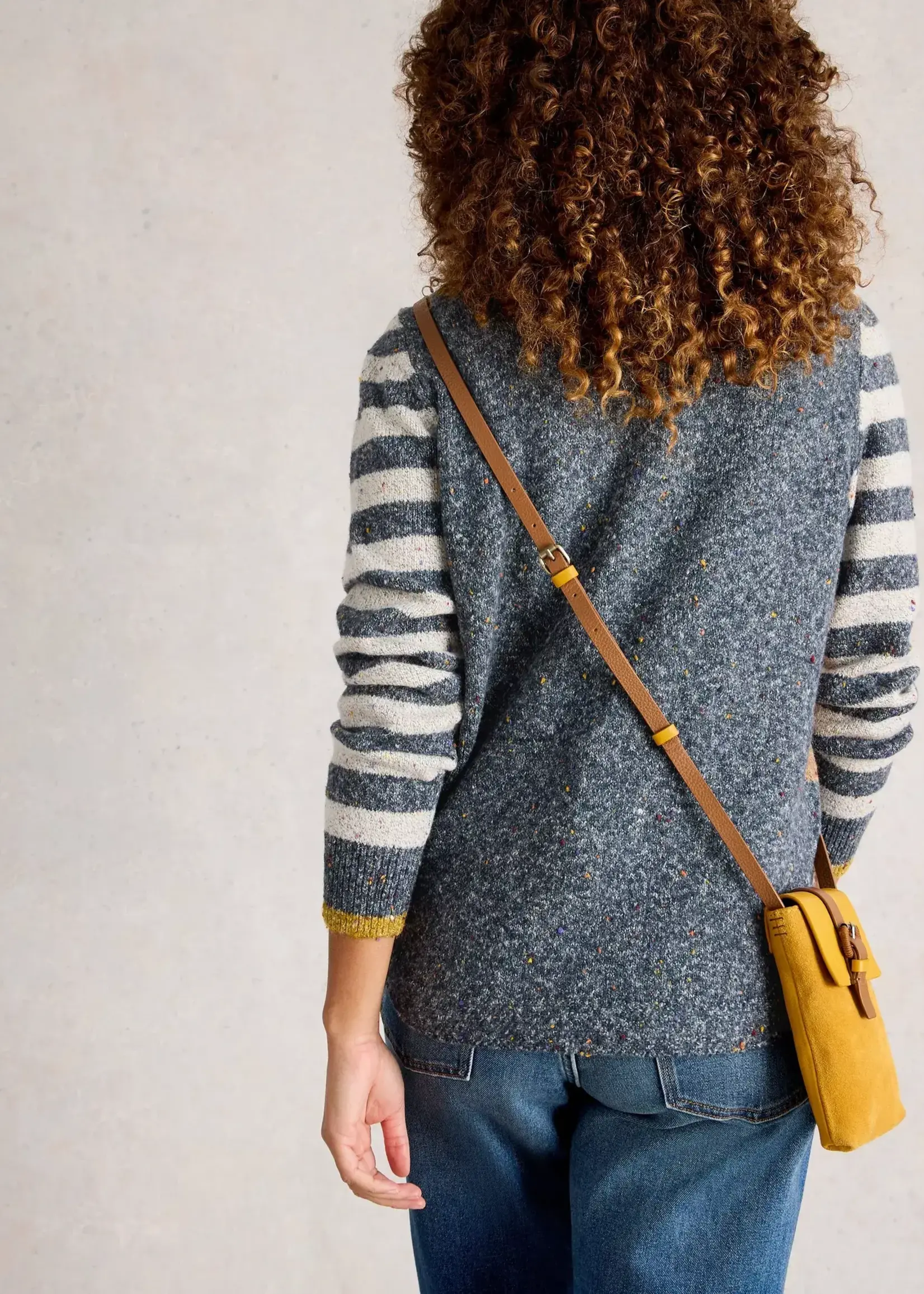 WHITE STUFF WHITE STUFF TALIA NEP CREW NECK JUMPER