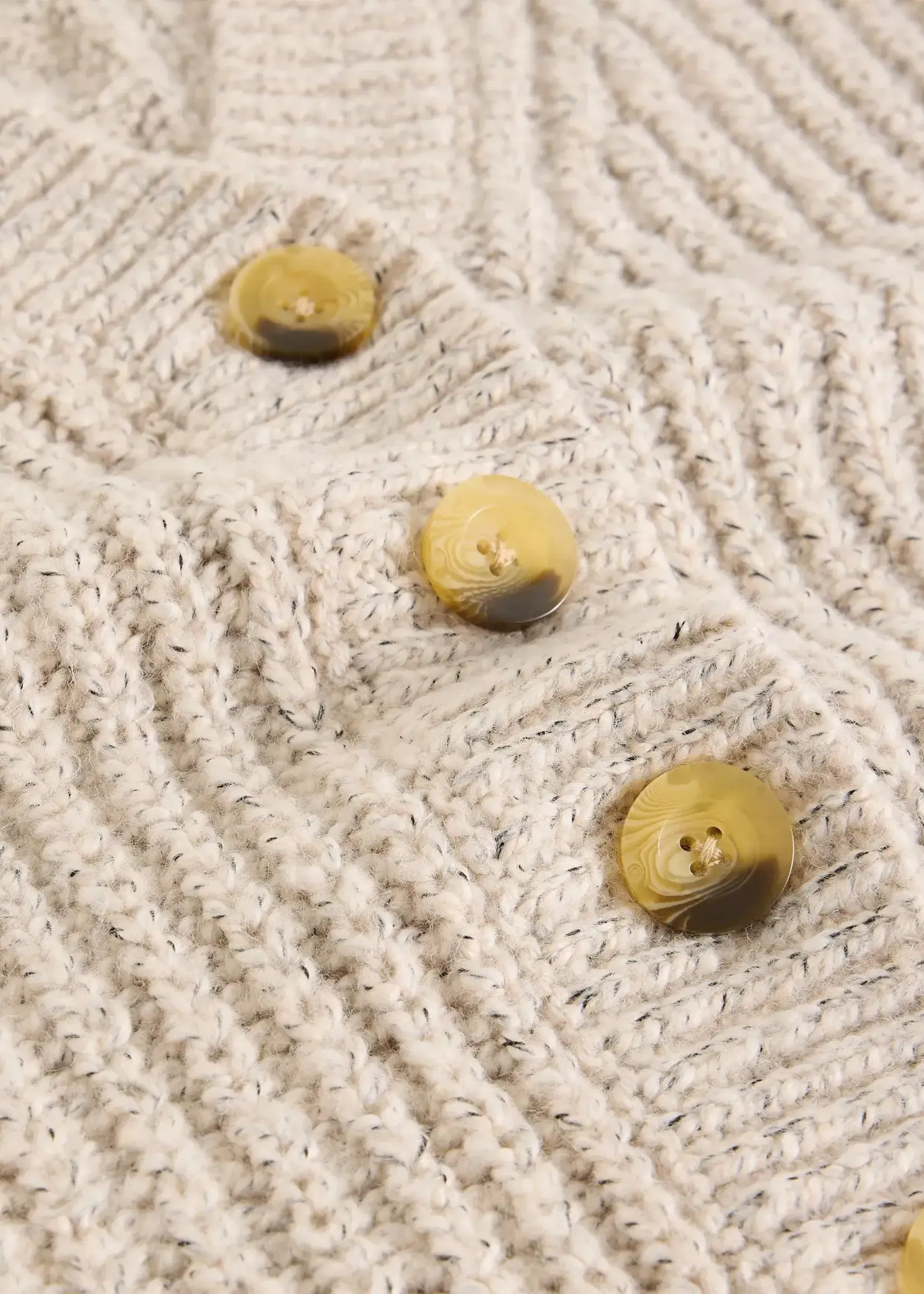 WHITE STUFF WHITE STUFF SALLY SLUB CARDIGAN NATURAL