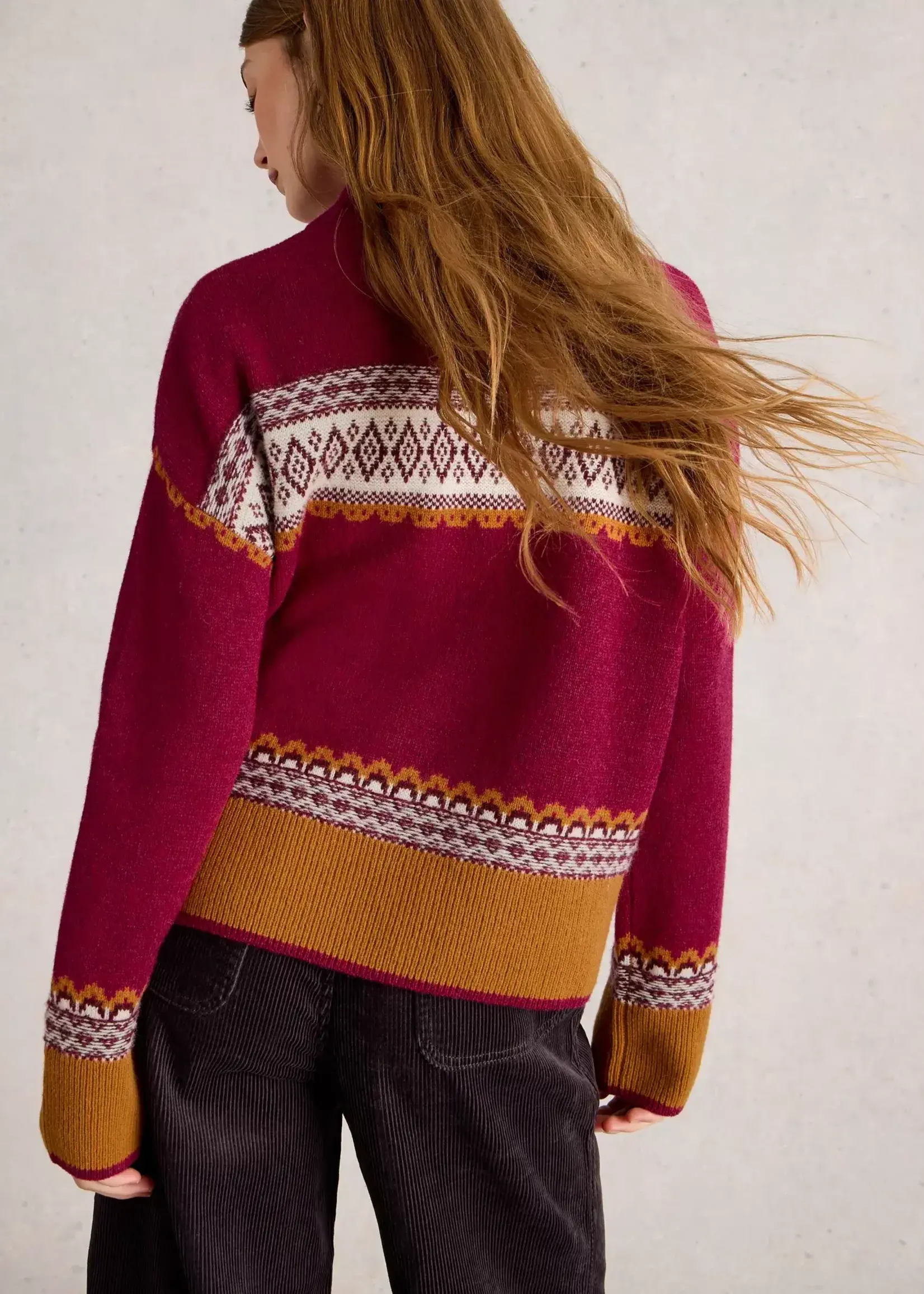 WHITE STUFF WHITE STUFF MILLIE FAIRISLE JUMPER