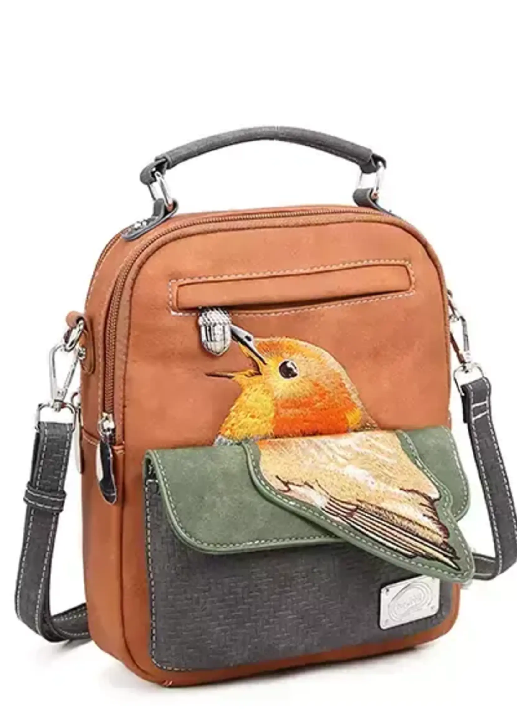 HIDIHI HIDIHI TRAVELLER COGNAC DARK GREEN