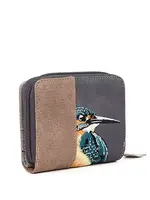 HIDIHI HIDIHI LITTLE MAGPIE WALLET DARK GREY BROWN