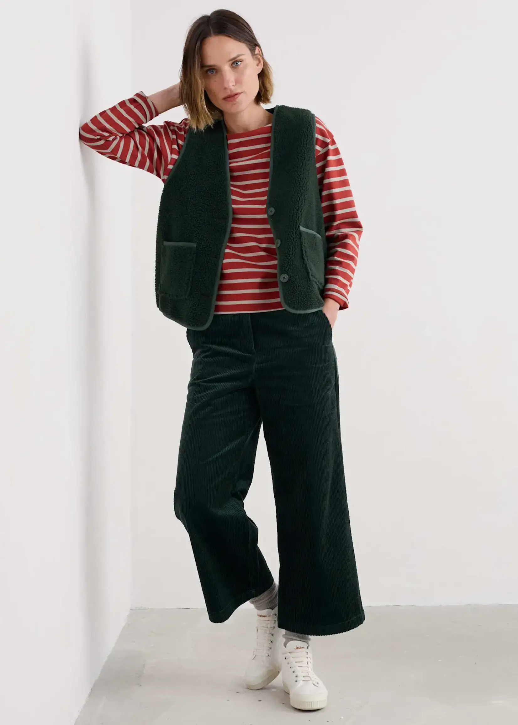 SEASALT CORNWALL SEASALT ASPHODEL TROUSER COPPICE