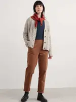 SEASALT CORNWALL SEASALT CRACKINGTON TROUSERS DARK FLAX