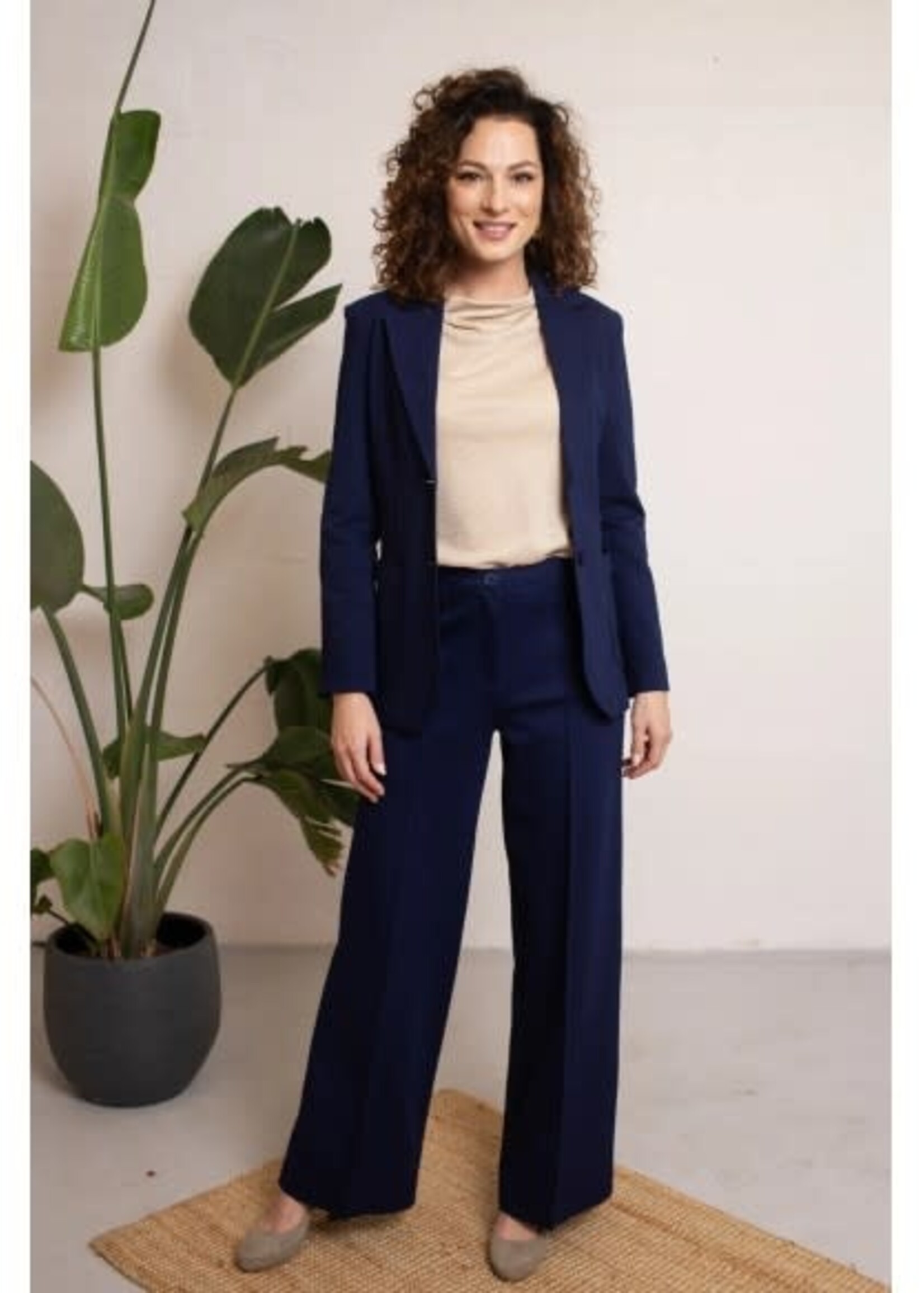 VERY CHERRY VERY CHERRY TAYLOR PANTS PUNTY NAVY