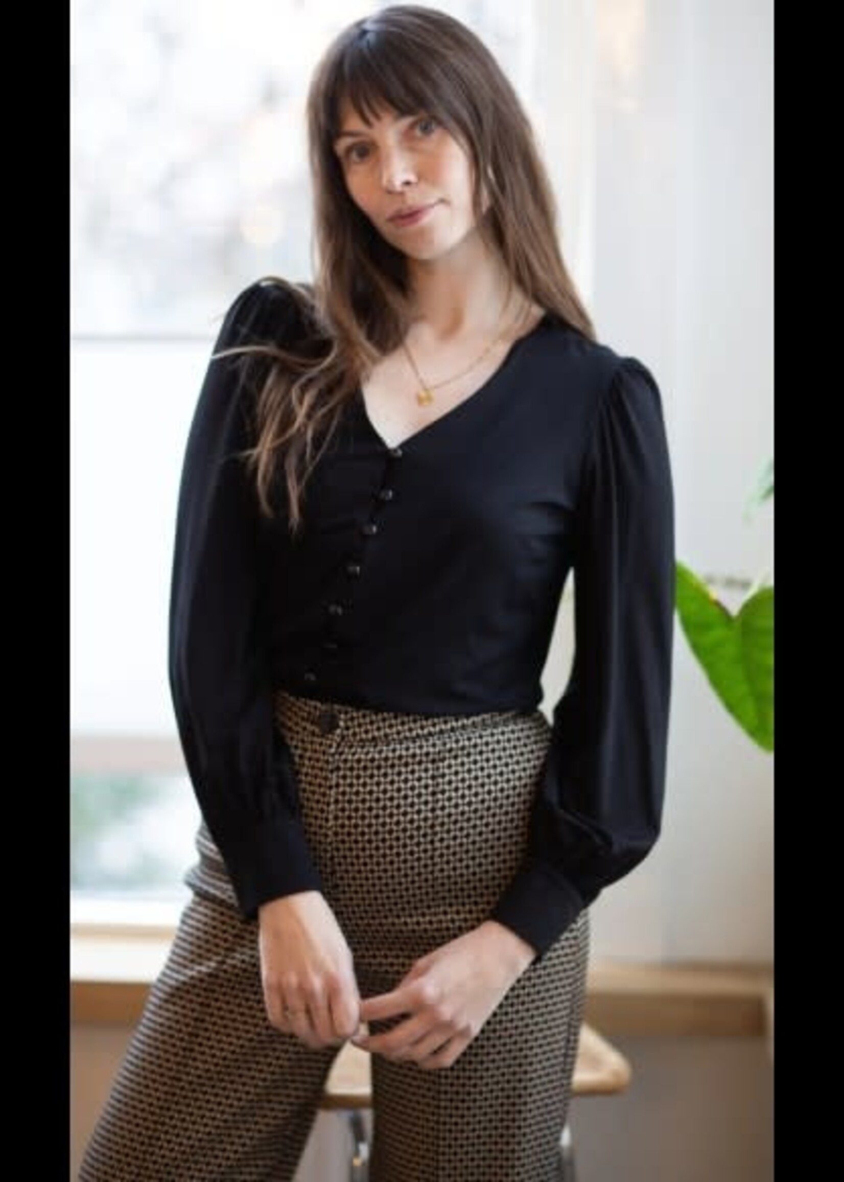 VERY CHERRY VERY CHERRY TAYLOR PANTS SAFIYA BLACK