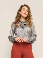 VERY CHERRY VERY CHERRY RUFFLE BLOUSE AUTUMN BLOOM