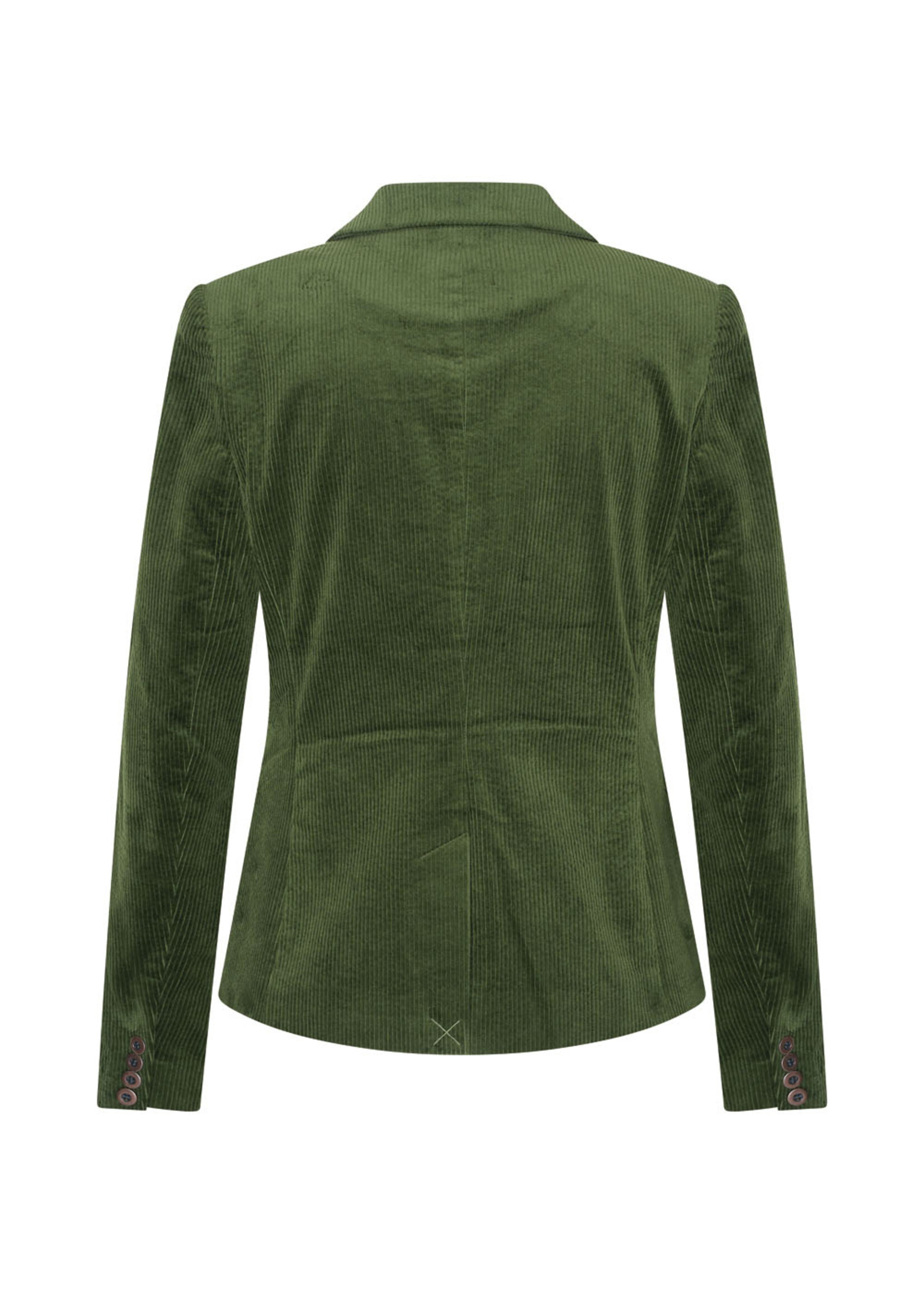 ZILCH ZILCH SARA SHORT BLAZER DARK GREEN