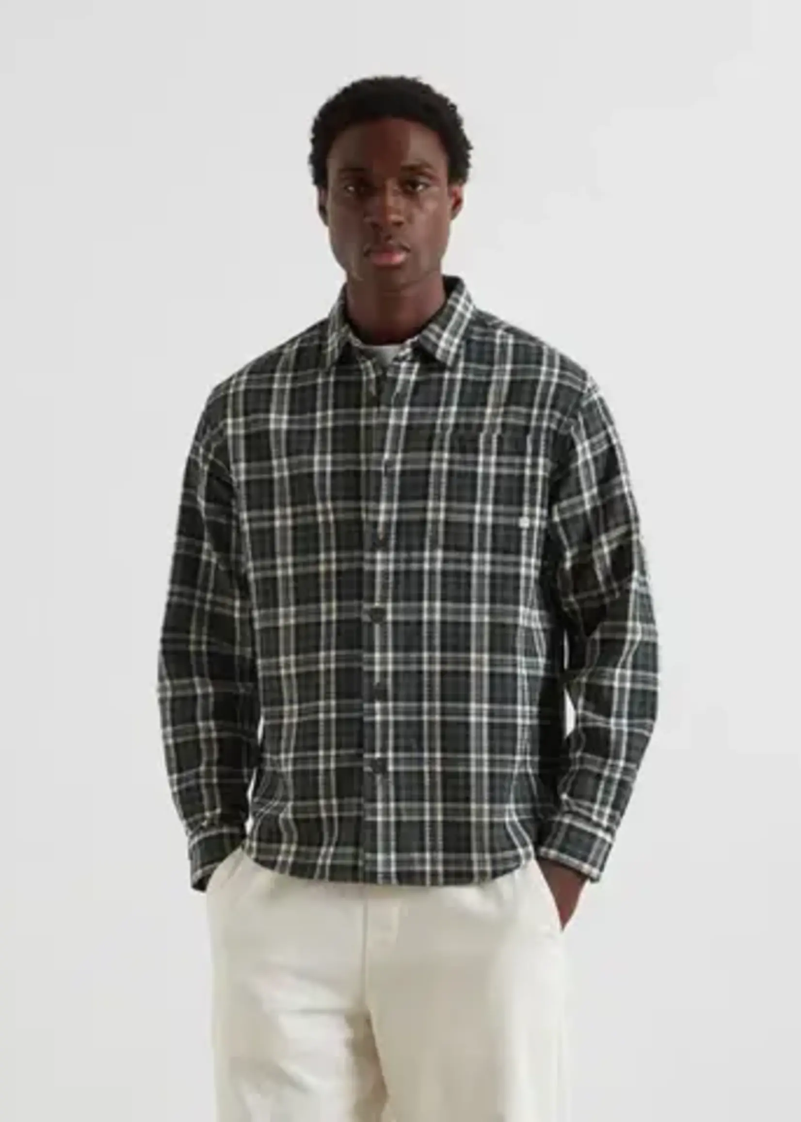 FARAH FARAH HARDAKER CHECK OVERSHIRT ROSEMARY