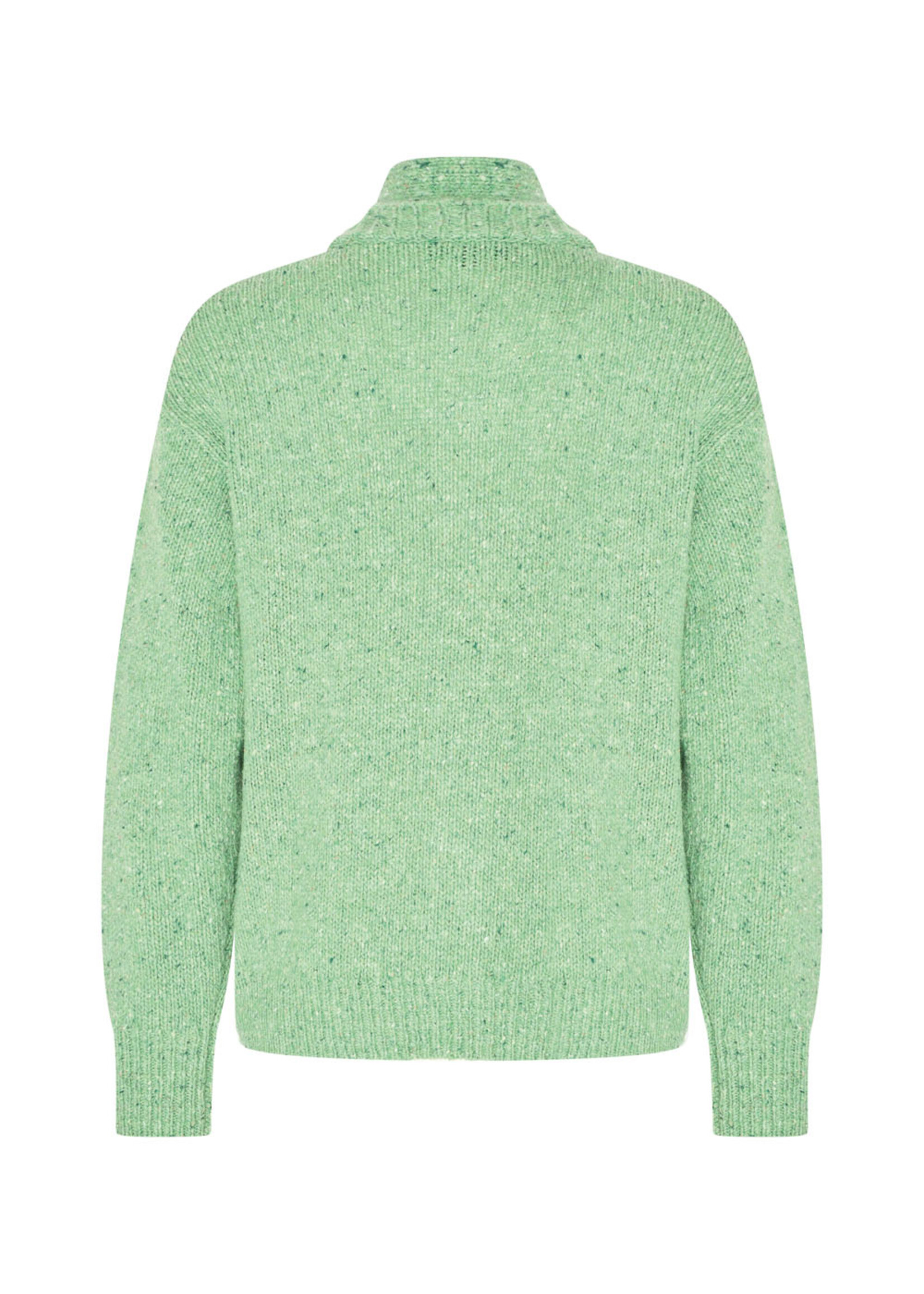 ZILCH ZILCH SWEATER BUTTONS  DARK CELEREY