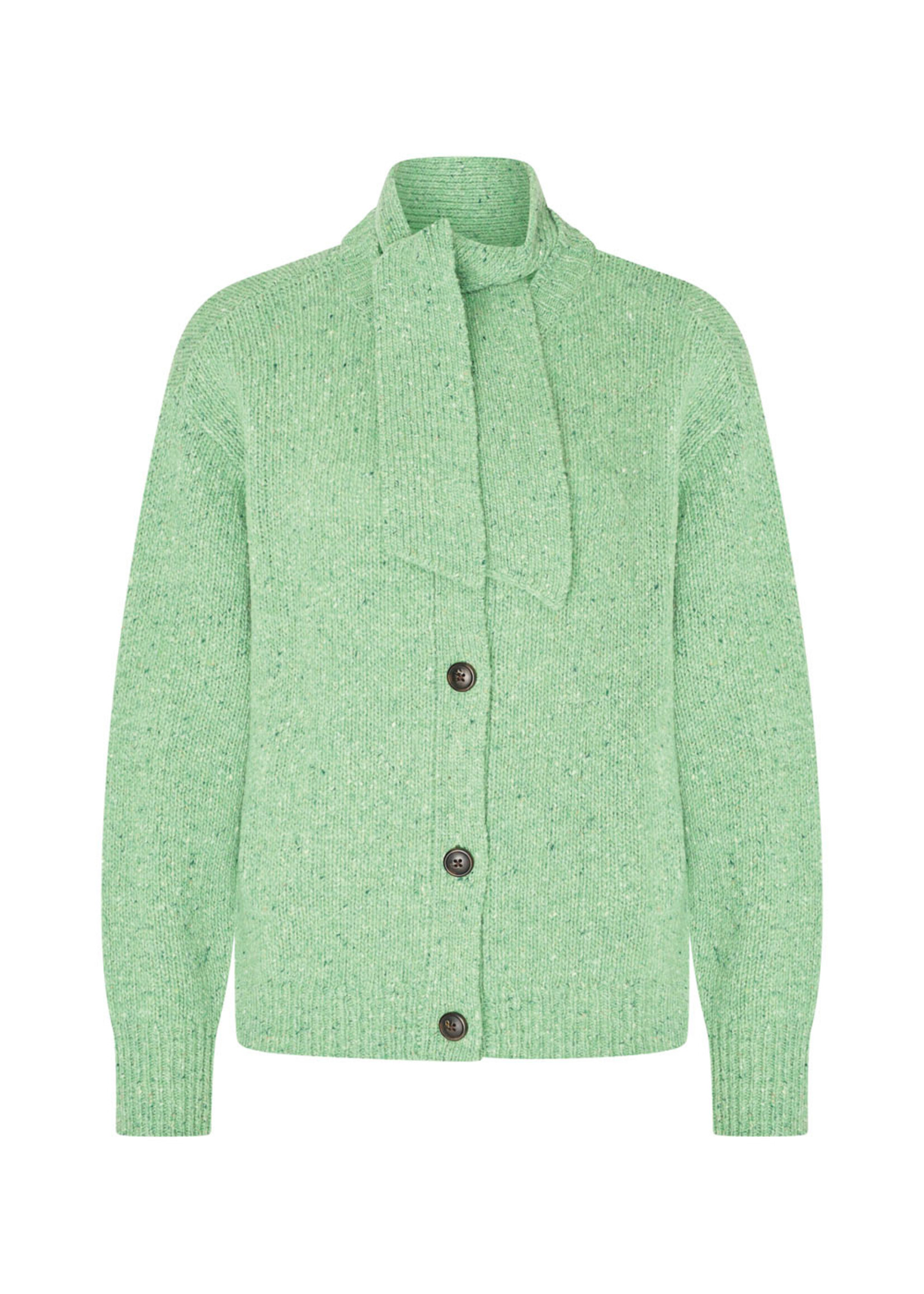 ZILCH ZILCH SWEATER BUTTONS  DARK CELEREY