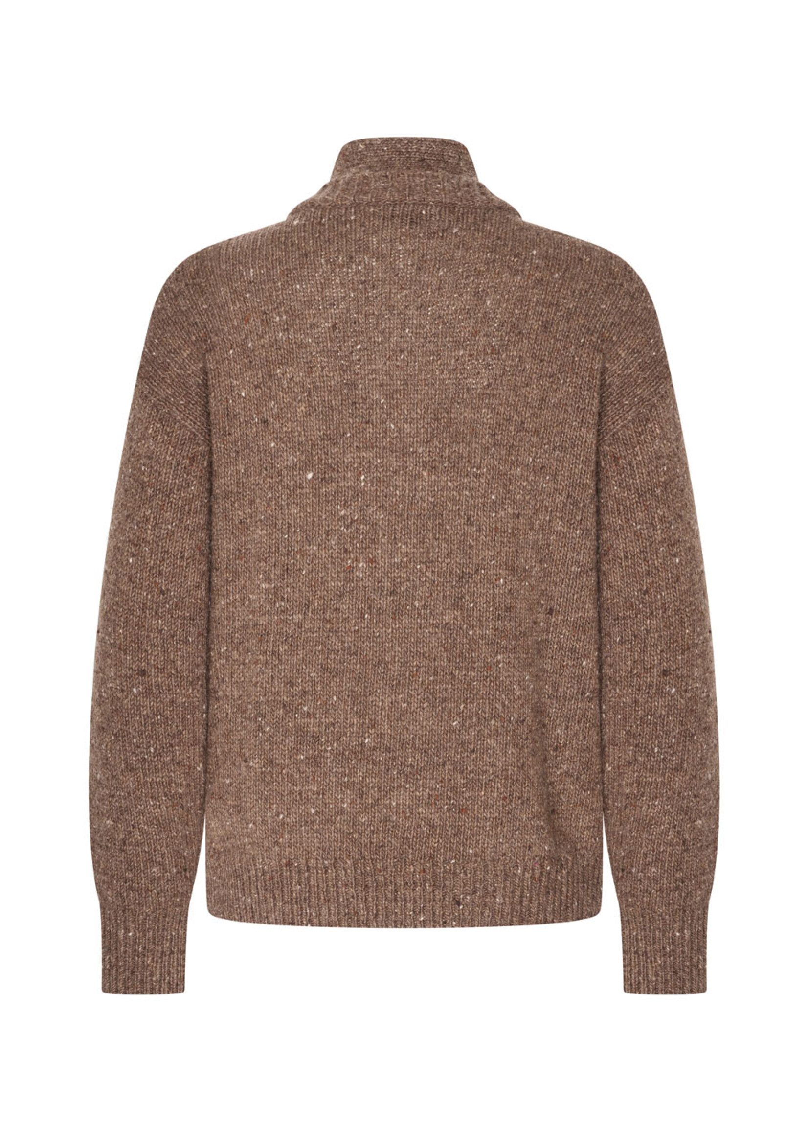 ZILCH ZILCH SWEATER BUTTONS  WALNUT