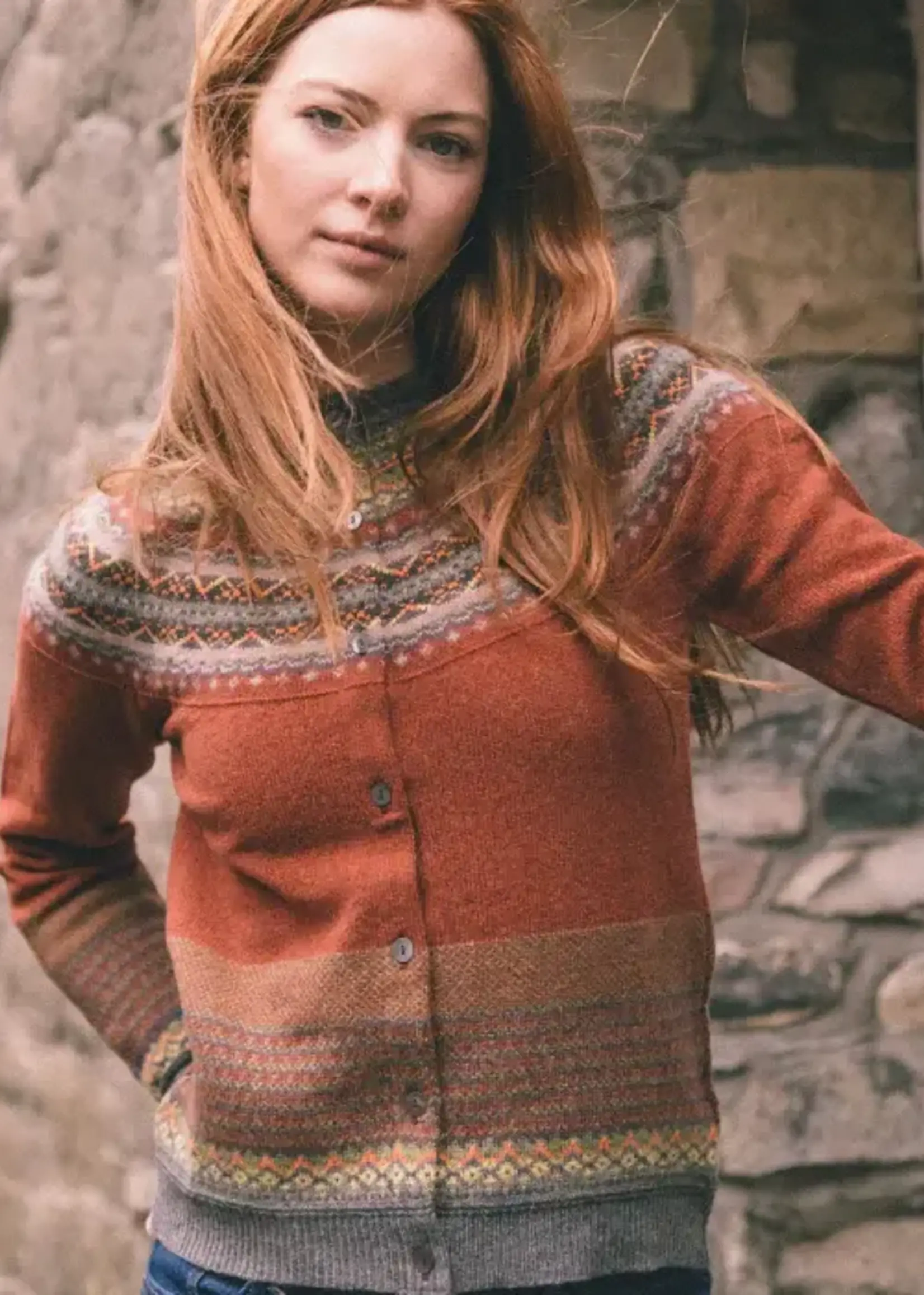 ERIBE ERIBE ALPINE CARDIGAN COPPERLEAF