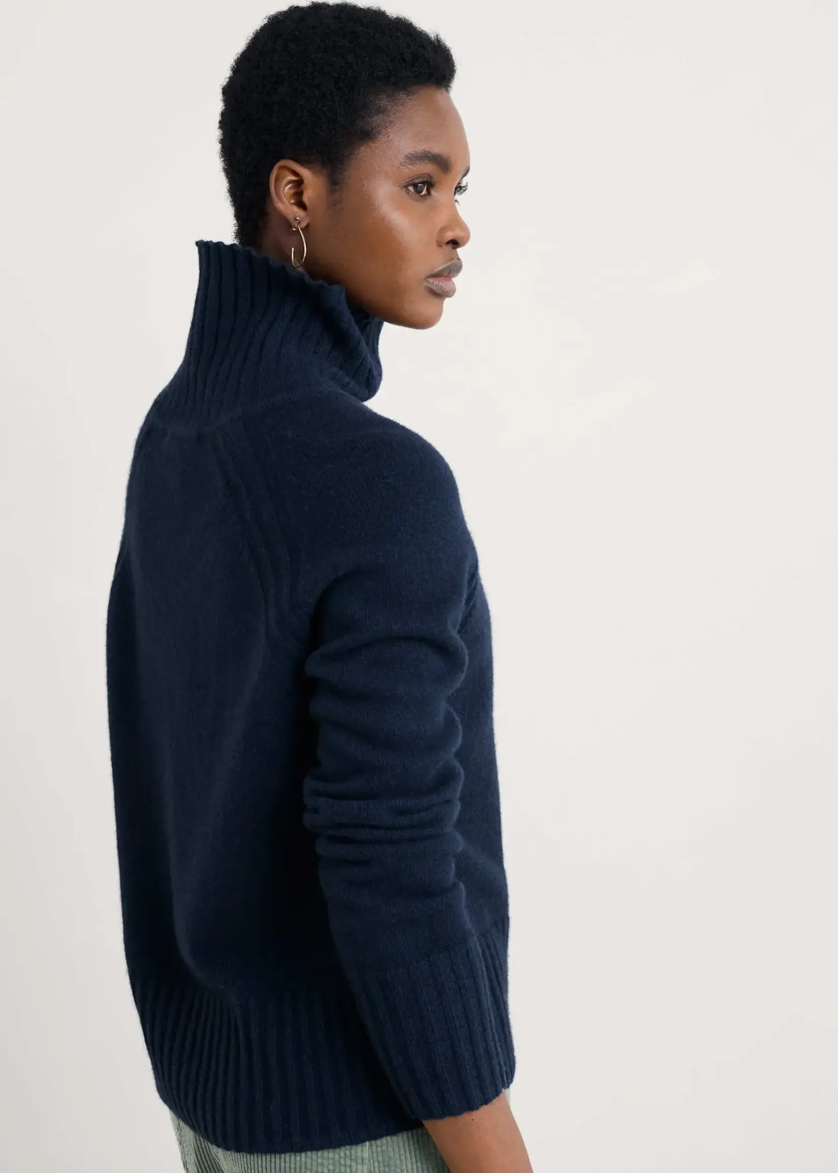 SEASALT CORNWALL SEASALT BASSET COVE JUMPER MARITIME