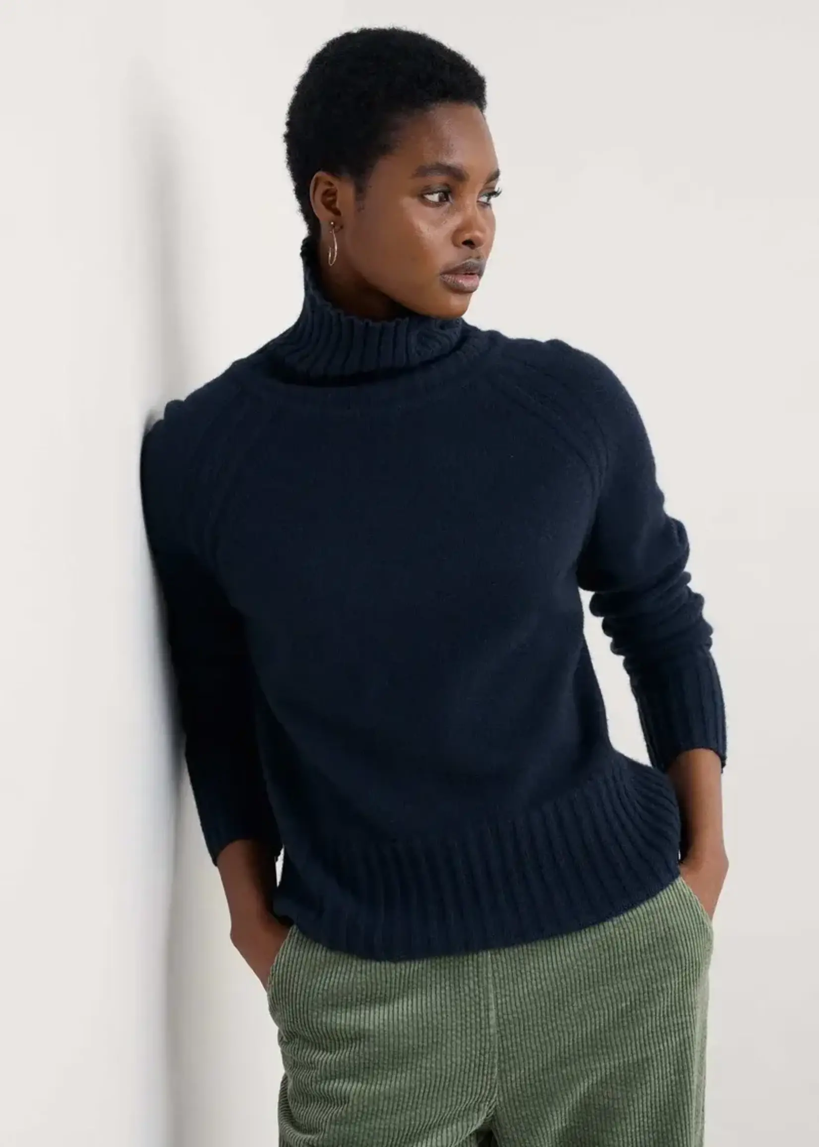 SEASALT CORNWALL SEASALT BASSET COVE JUMPER MARITIME