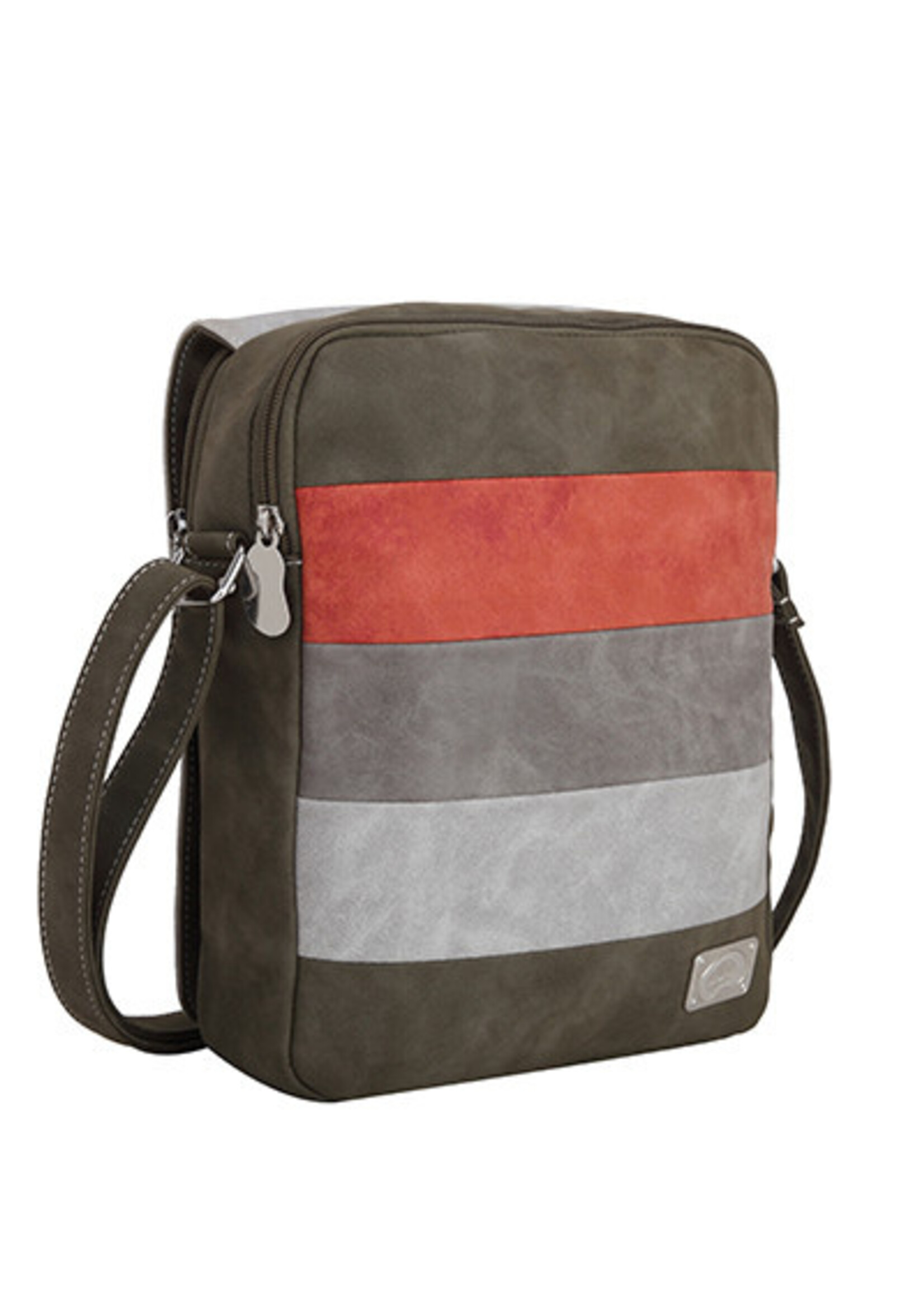 HIDIHI HIDIHI SCHOUDERTAS ARMY GREEN LIGHT GREY