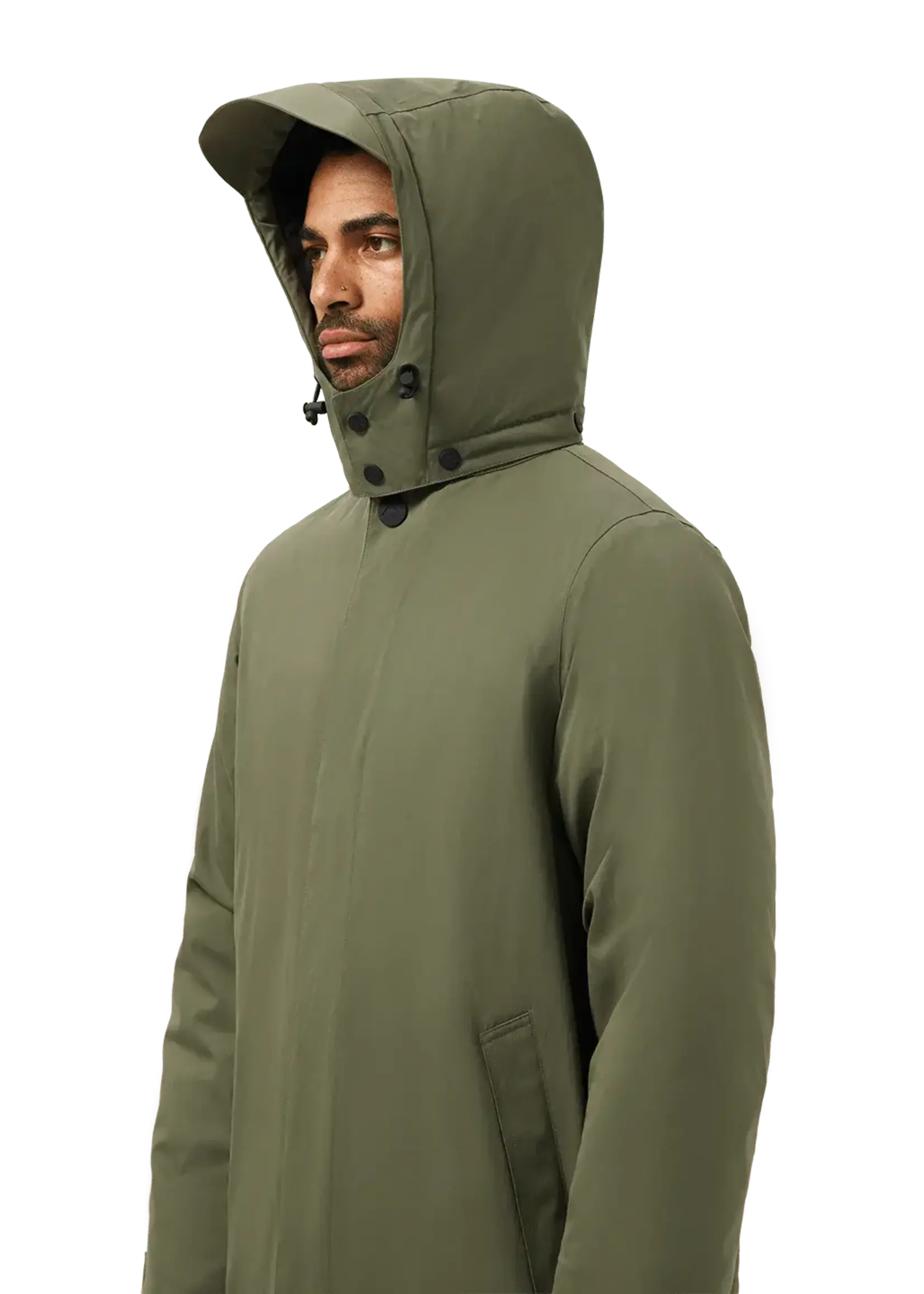 MAIUM MAIUM RAINWEAR MAC PADDED KHAKI