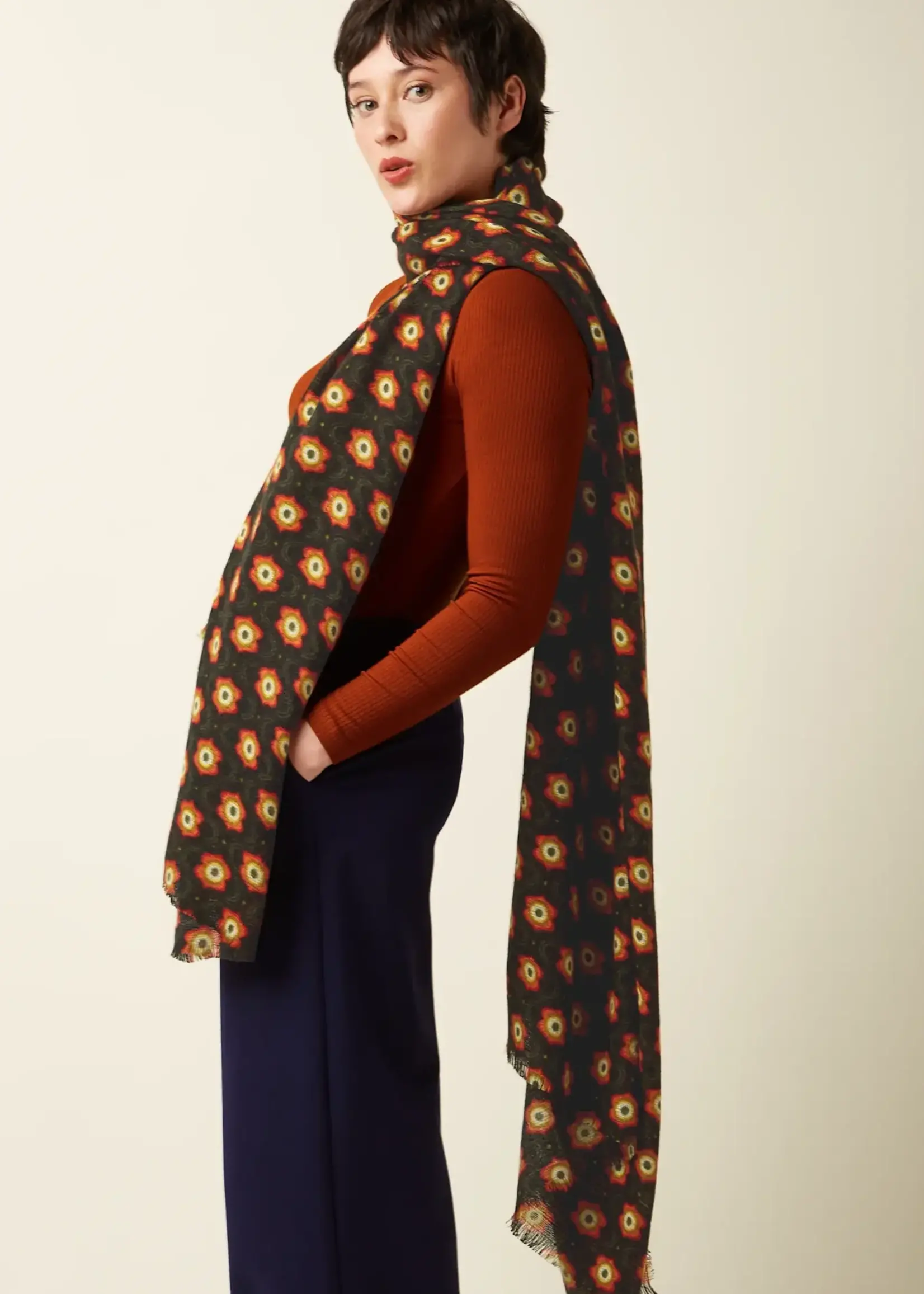 KING LOUIE KING LOUIE DUPER SCARF BLACK