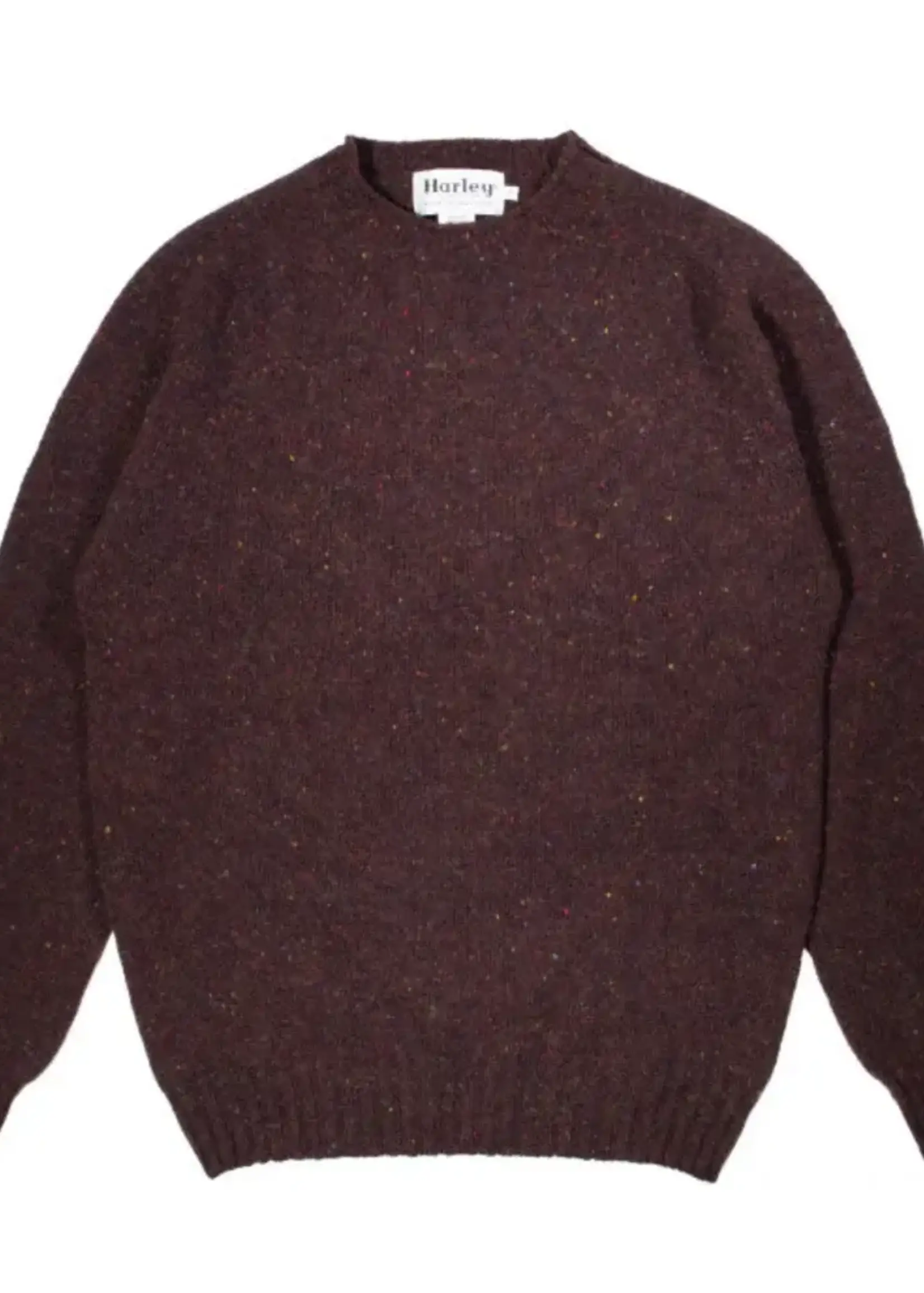 HARLEY OF SCOTLAND HARLEY OF SCOTLAND  MENS CREW NECK SWEATER LEWIS M5008/7