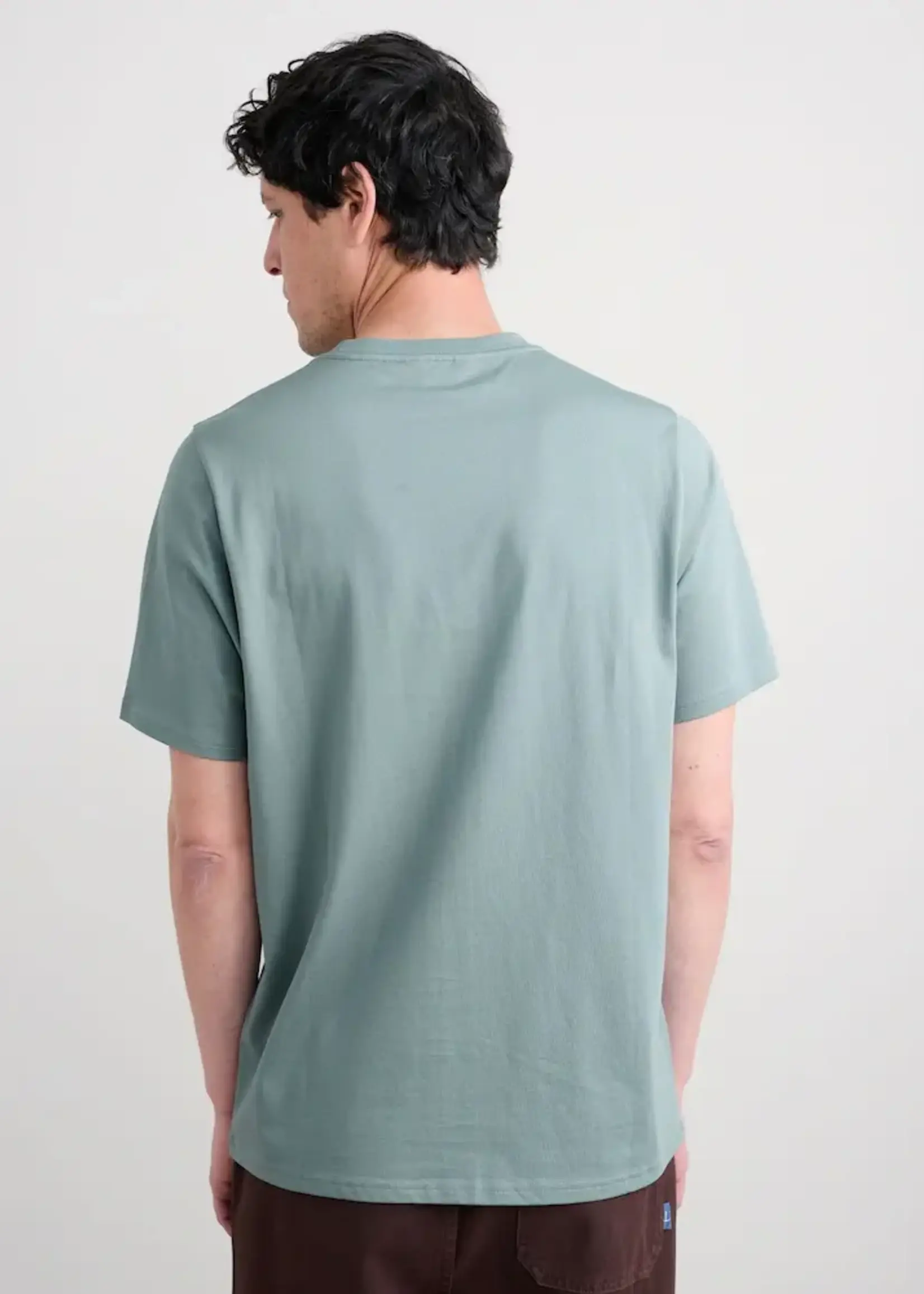 SEASALT CORNWALL SEASALT MEN’S MIDWATCH T SHIRT HARBOUR VIEW LIGHT WADE