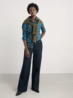 SEASALT CORNWALL SEASALT LARISSA SHIRT FLOATING FRONDS MARITIME