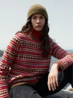 SEASALT CORNWALL SEASALT PERCELLA COVE JUMPER SCILLIA ARAN MULTI